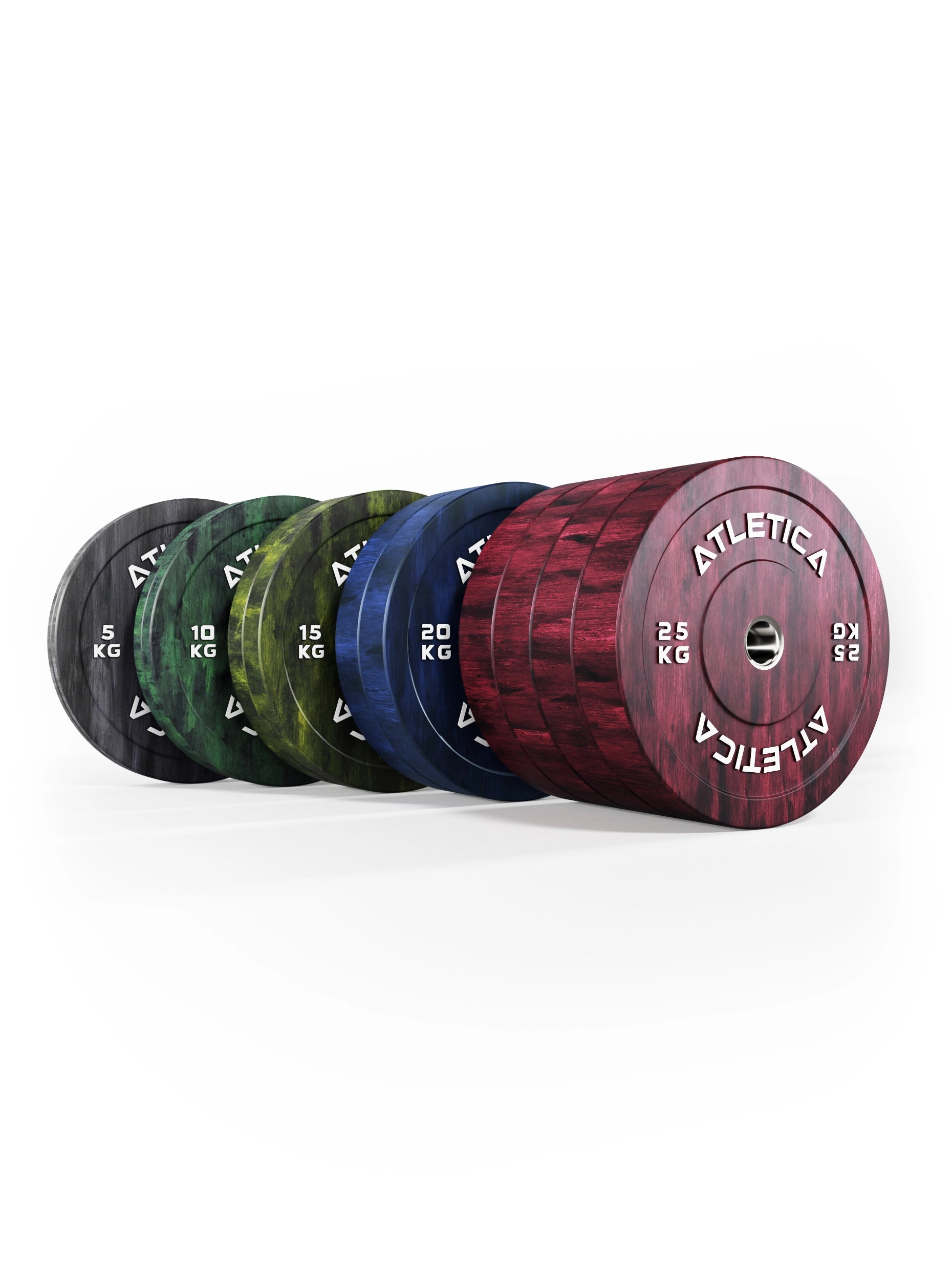 Fusion Bumper Plates Hantelscheiben Set 200kg von Atletica