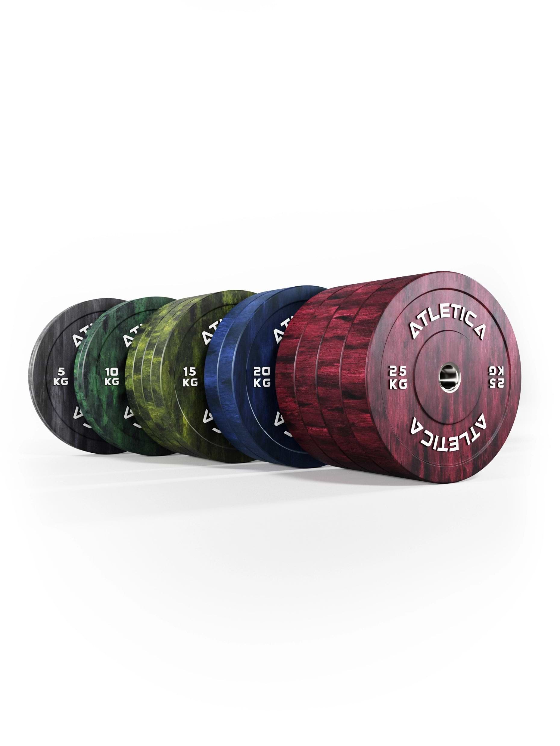 Fusion Bumper Plates Set 230kg von Atletica