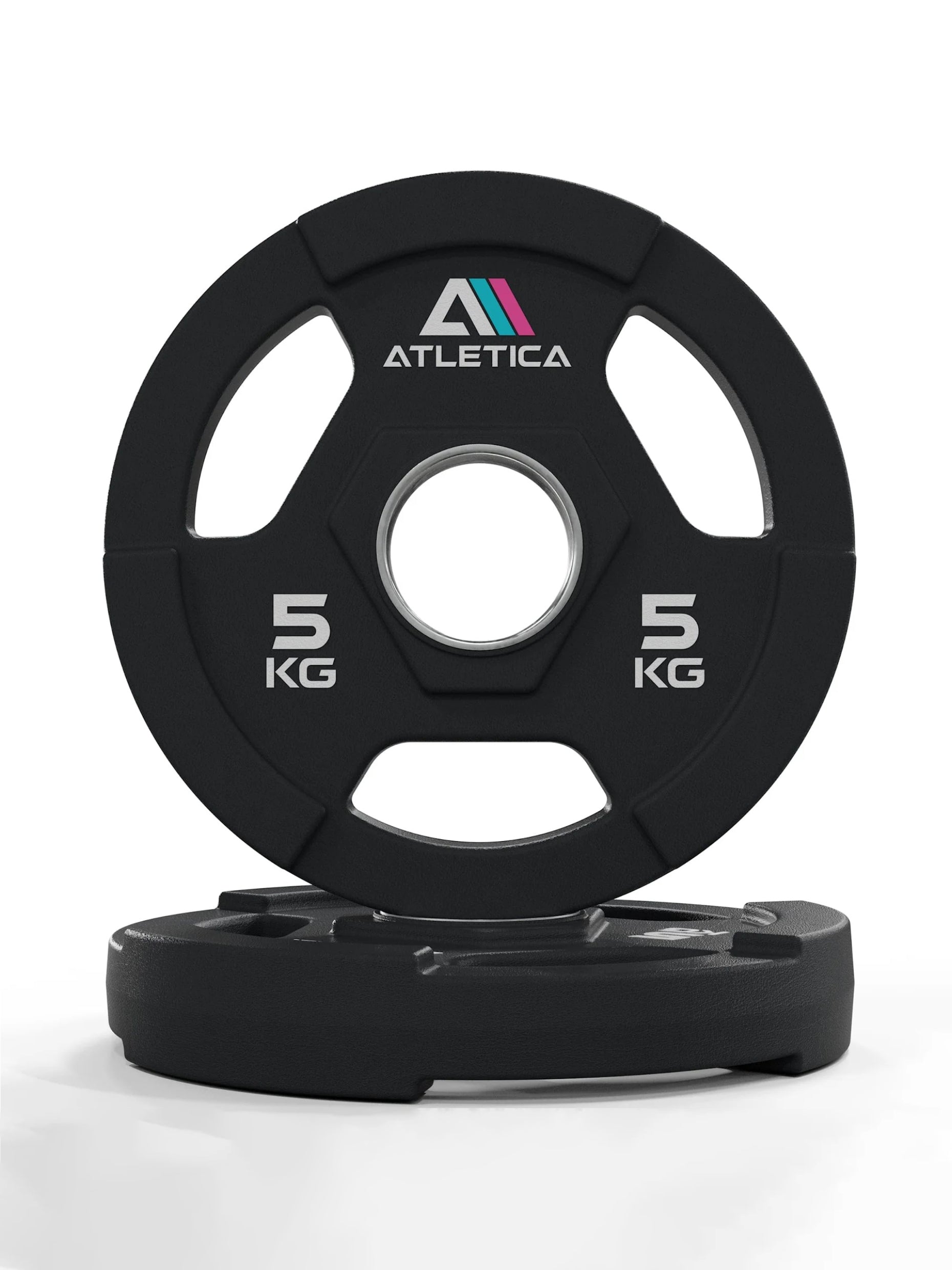 Gewichte: Gripper Plates | Paar | 50 mmPolyurethan-Ummantelung〡 Edelstahlring 