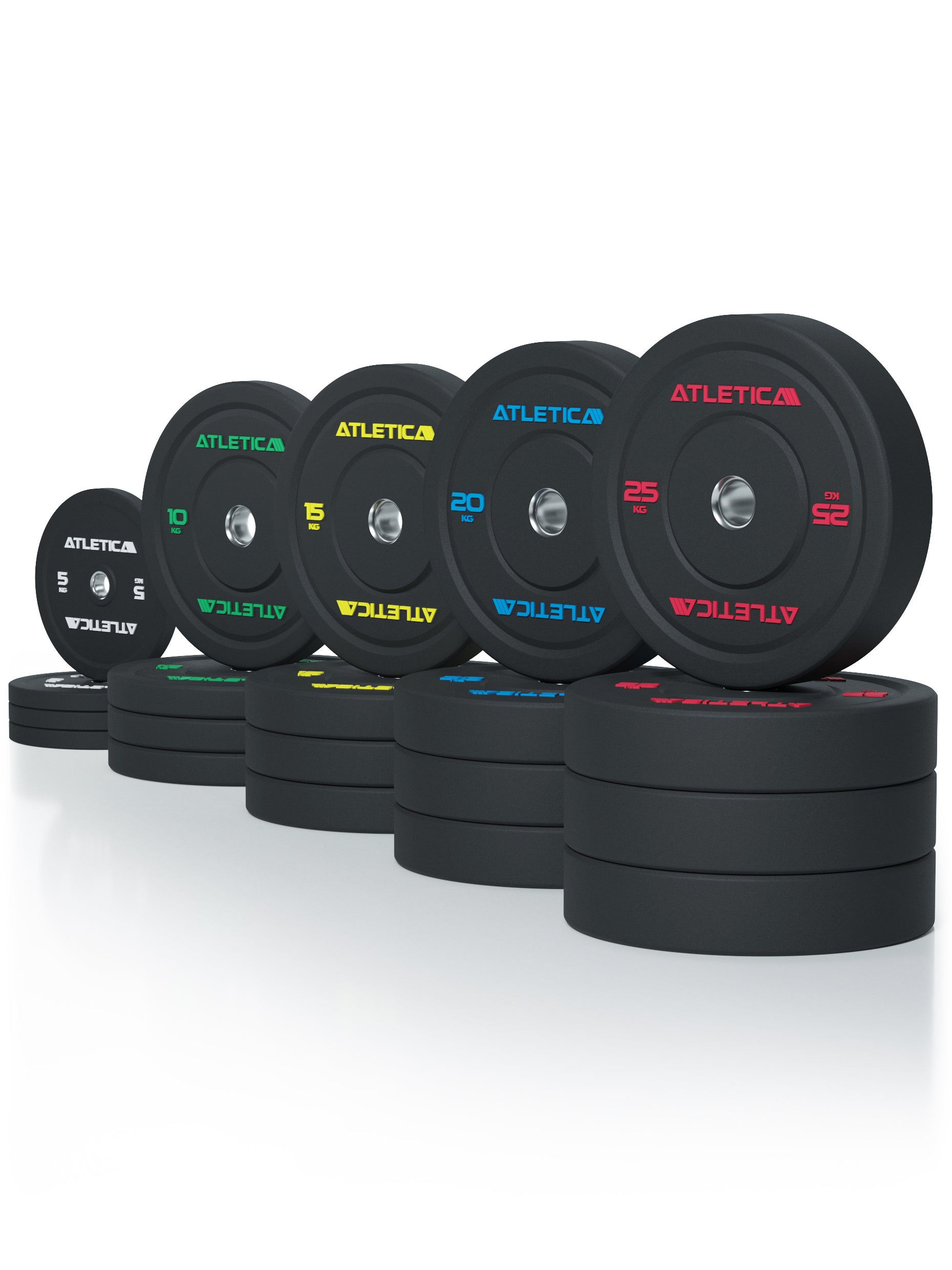 Hantelscheiben High Temp Bumper Plates Set: 