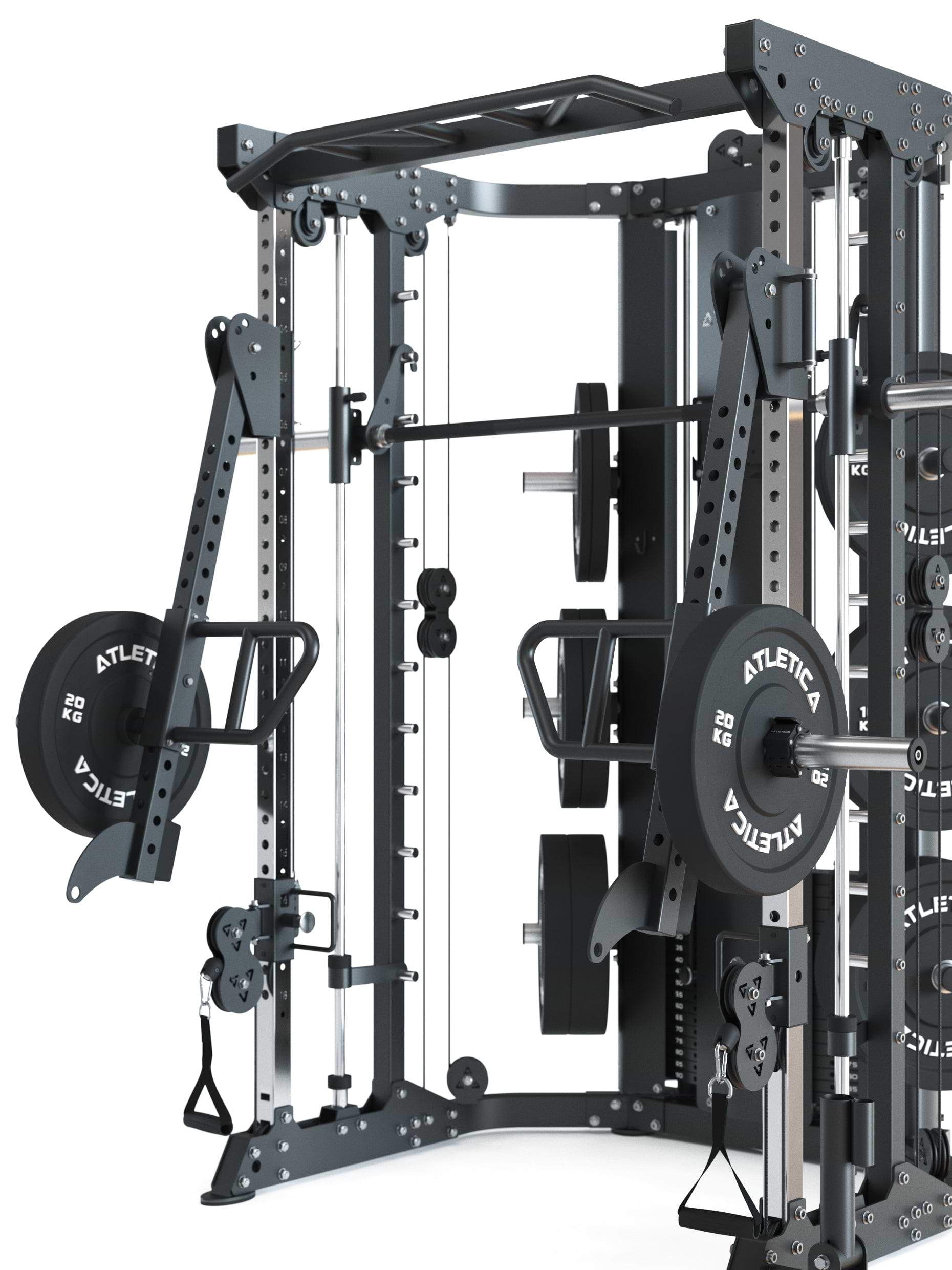 Multipresse: Jammer Arms mit Gewichtsblock nutzbar