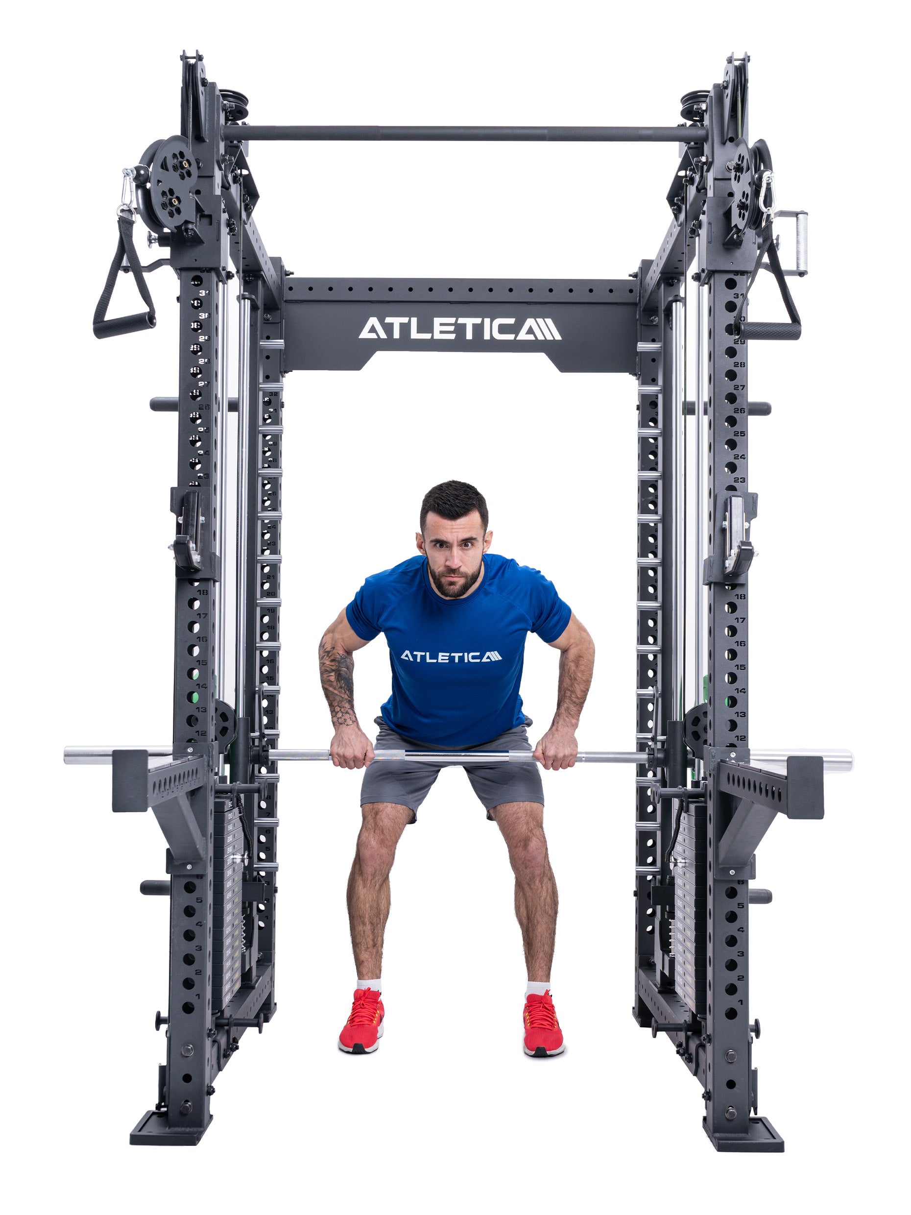 Power Rack: R8 Bradley | Modular ausbaubar mit Multipressen und Jammer Armen, 