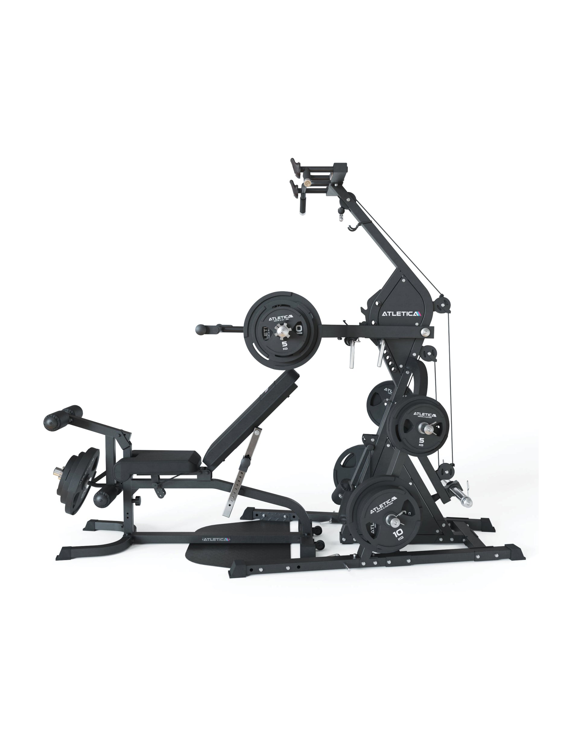 Kabelzugstation Triton, Multigym Triplex Station: Hebelarme 