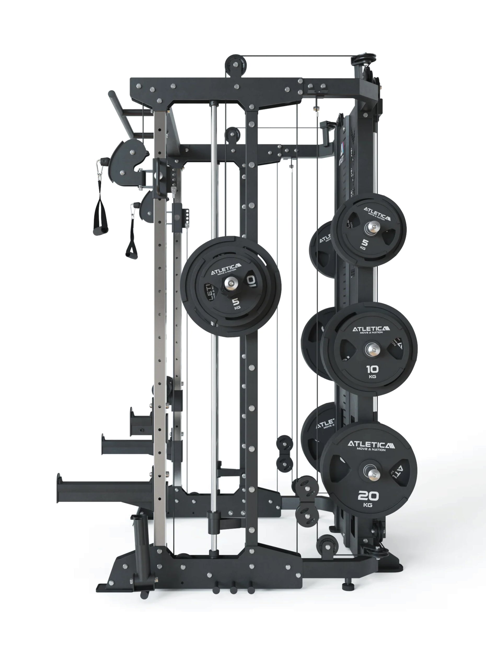 Kraftstation KSK Combat mit Hantelbank Set, 