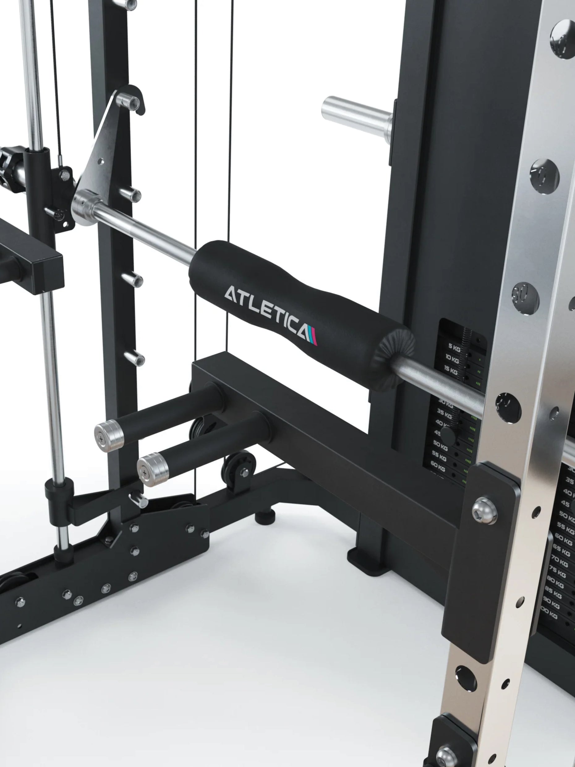 Multipresse KSK Combat mit Hantelbank Set: Smith Machine, 