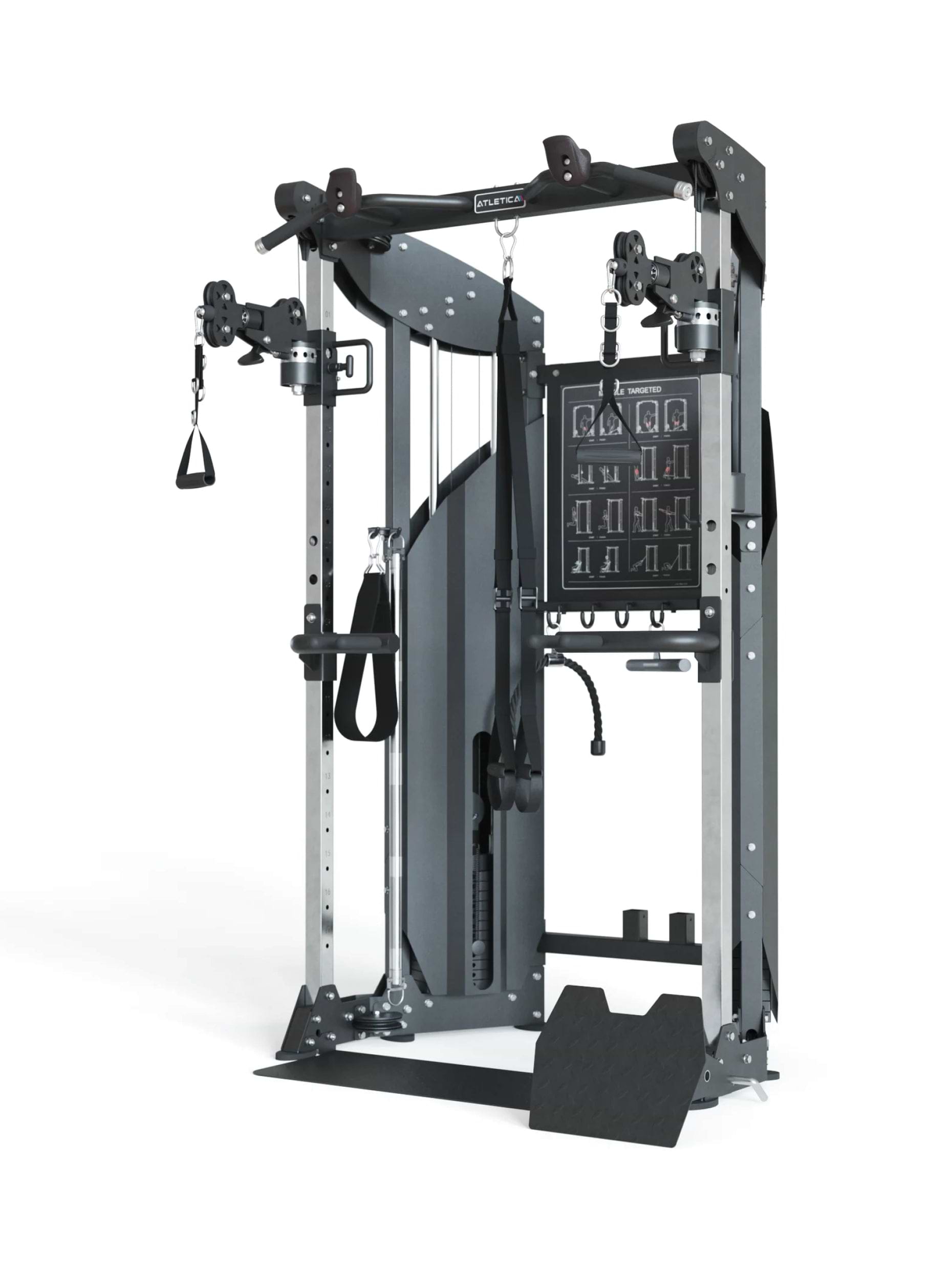 Kraftstation Mirage Kraftturm Kabelzug Station: kompaktes Design, Corner Station, 2x60kg Weight Stack