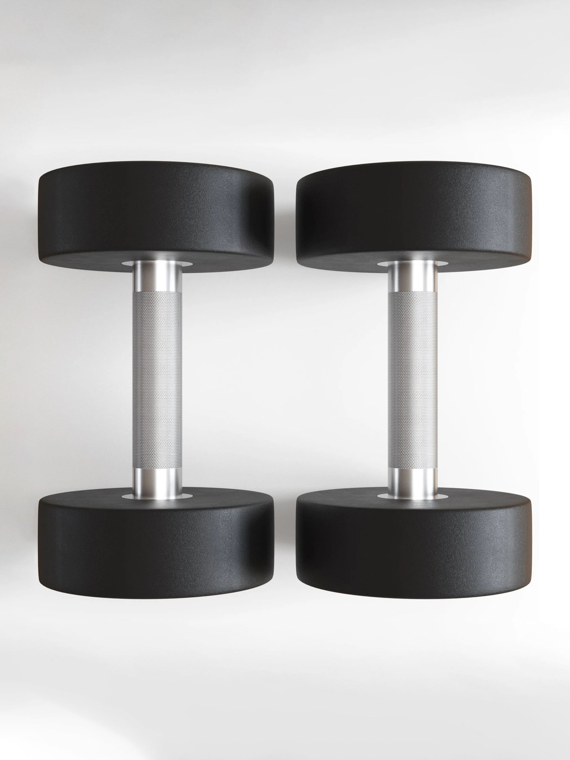 Gewichte: Rundhanteln, Polyurethan Rundhanteln (Paar)- Premium Design und Qualität | Extrem robust | Geruchsfrei | Gerader Griff mit Hartchrom | Paarweise von 5 bis 40 kg, 