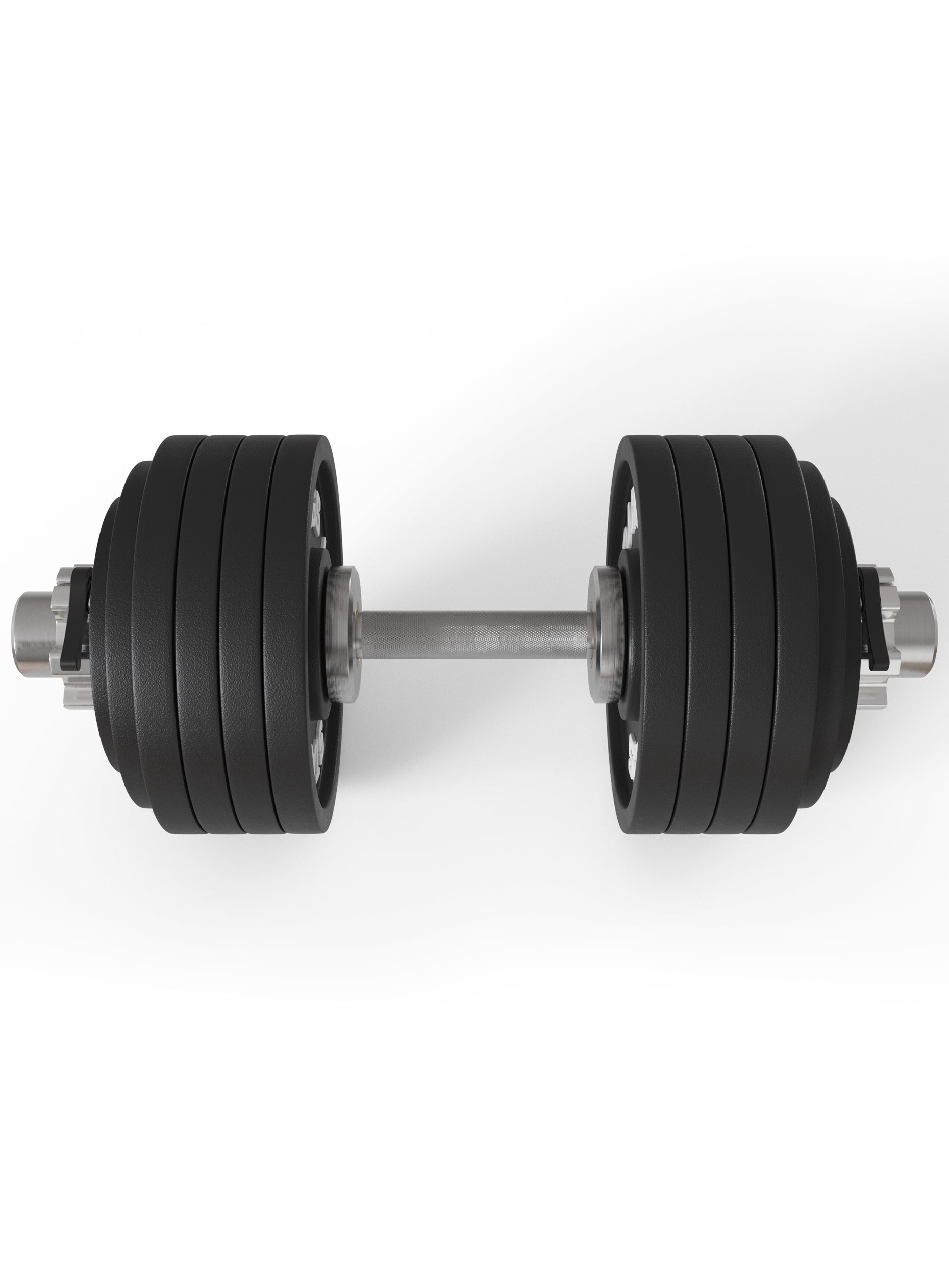 L1 Olympia Kurzhantel, beladen mit Iron Plates Hantelscheiben, 59cm Länge