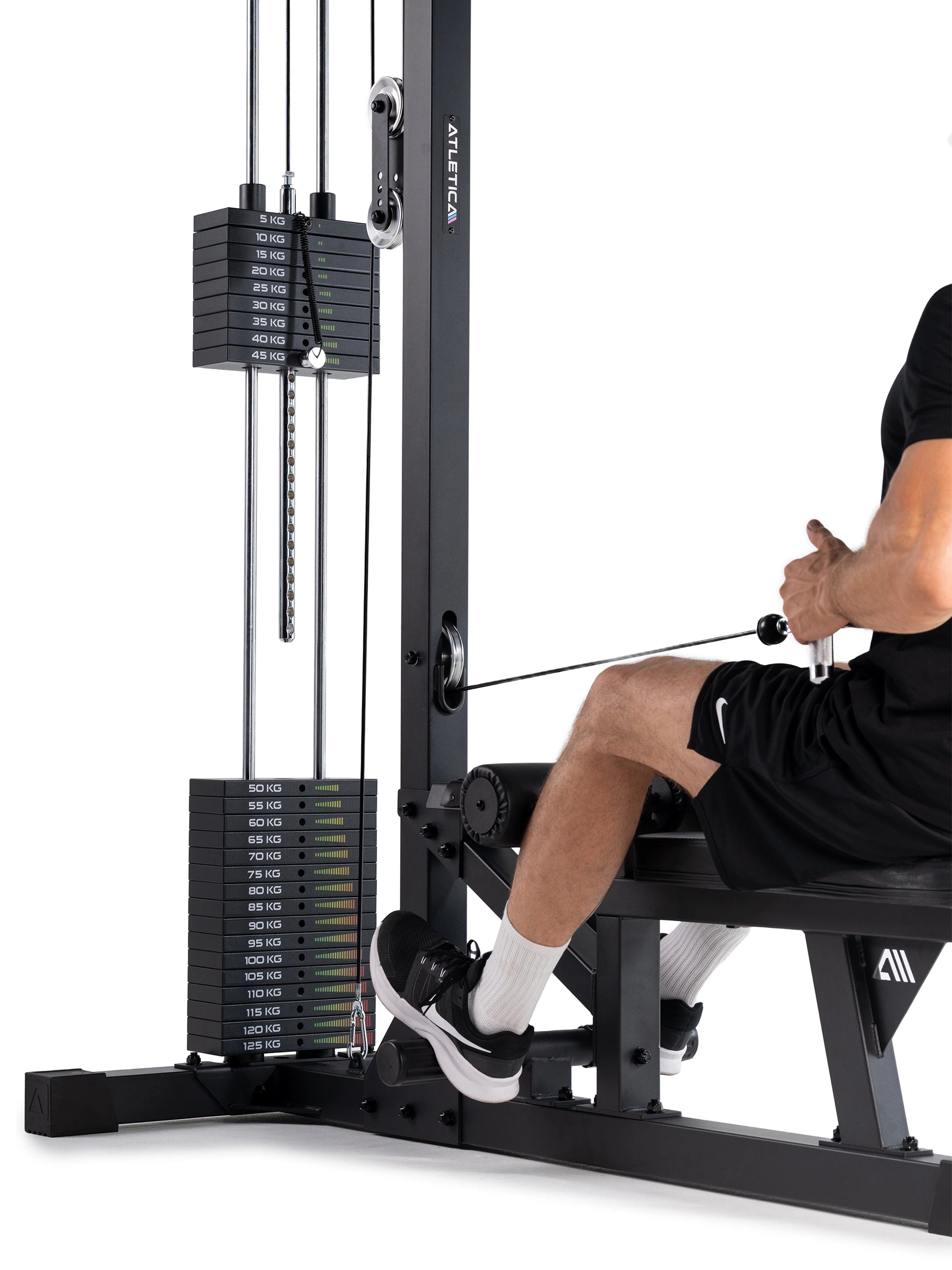 Lat Pulldown met Roei Station | 204 cm Hoogte