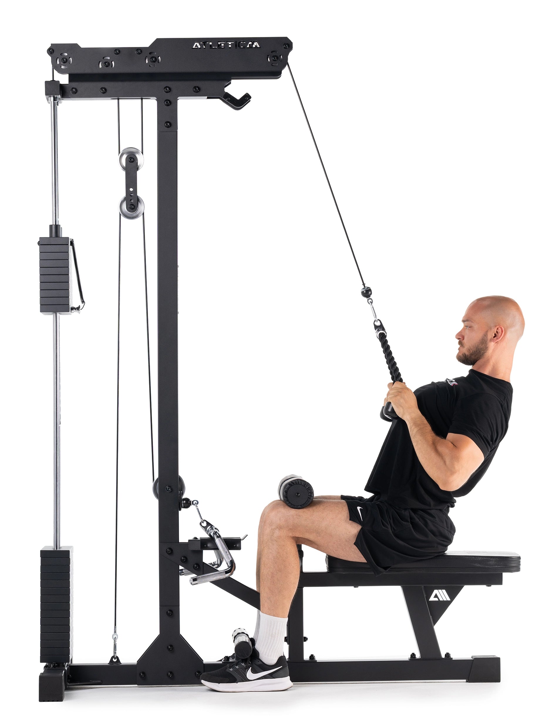 Lat Pulldown met Roei Station | 204 cm Hoogte