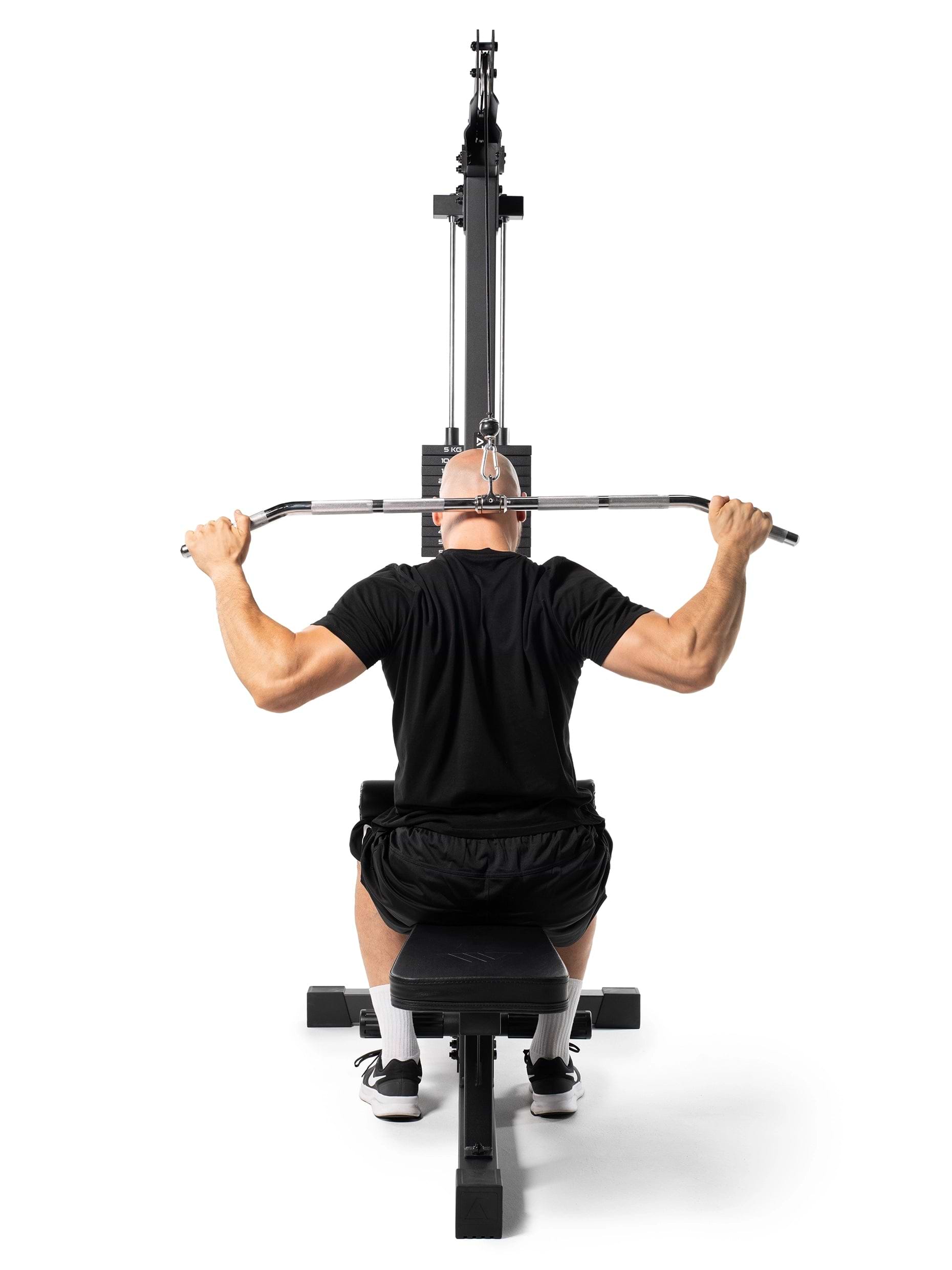Lat Pulldown met Roei Station | 204 cm Hoogte