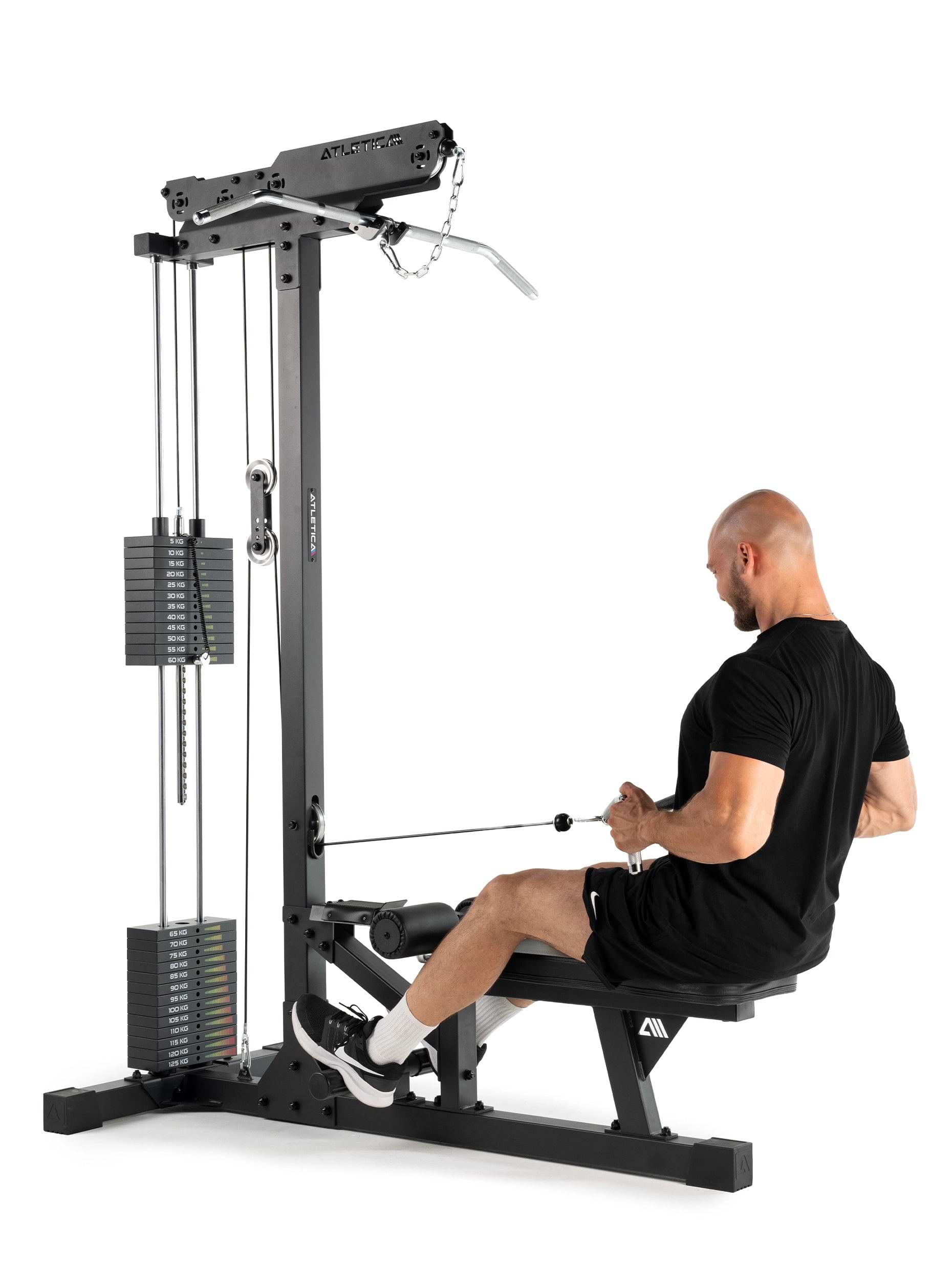 Lat Pulldown met Roei Station | 204 cm Hoogte