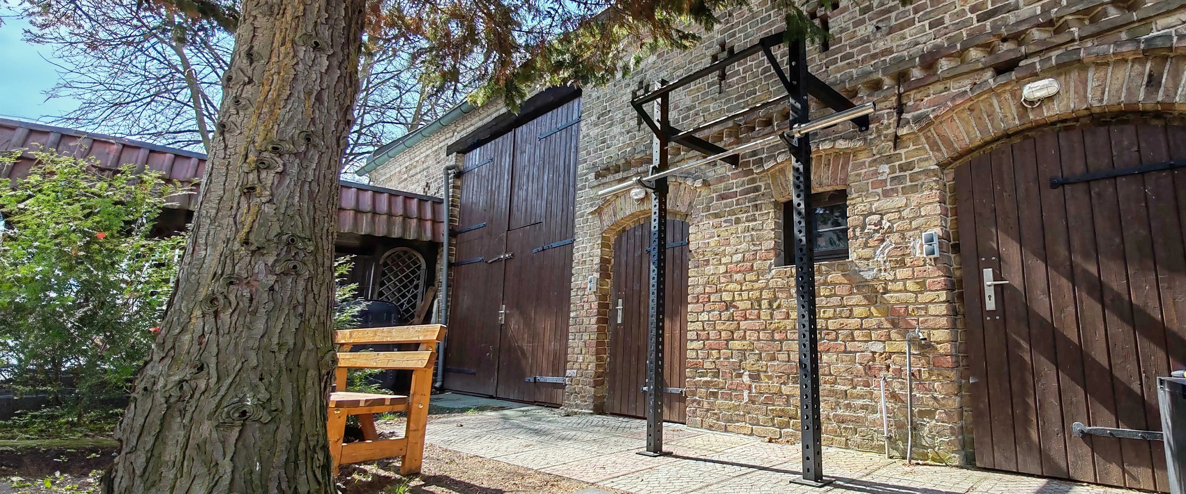 Feuerverzinkte Outdoor Power Racks Banner 