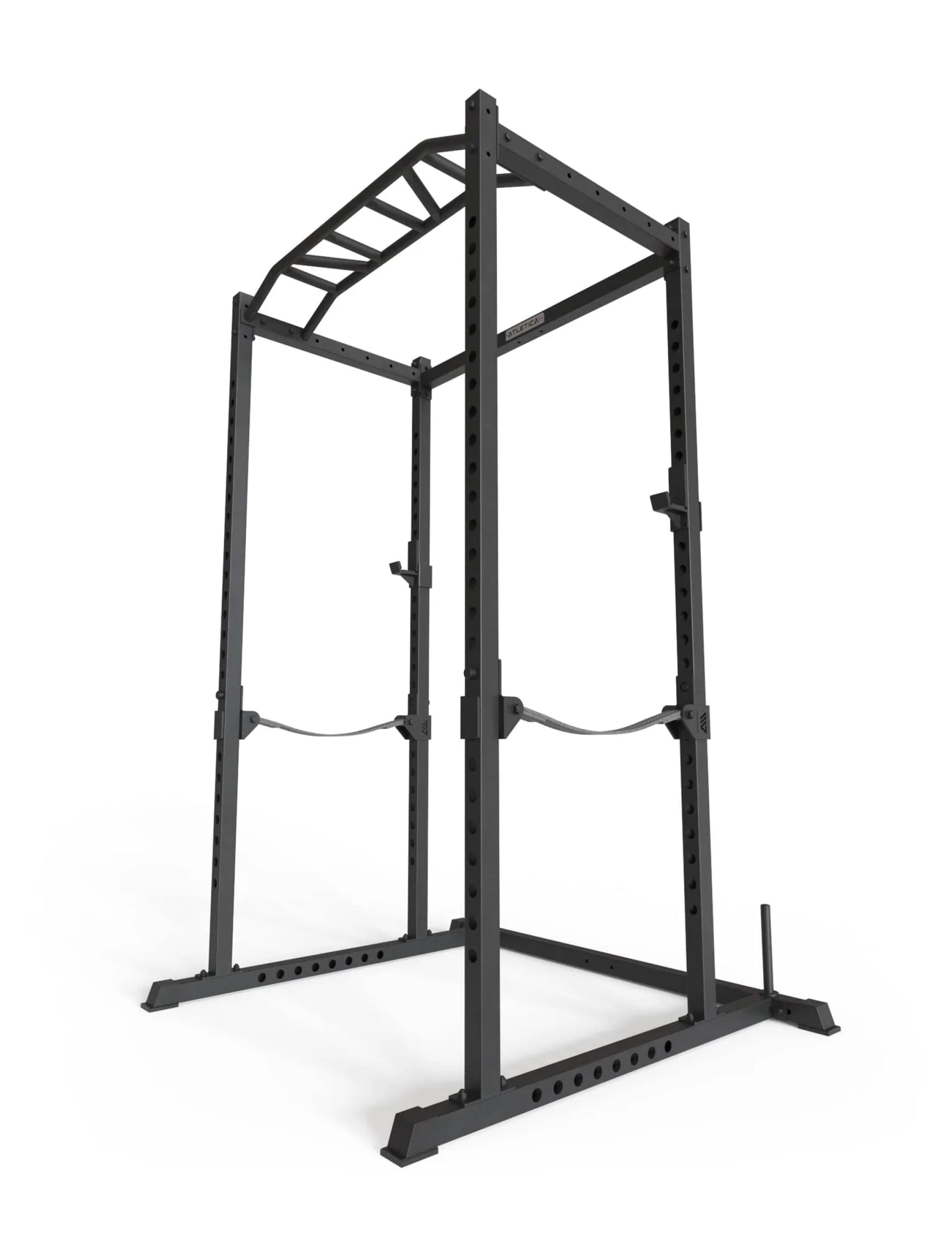 Power Rack R5 Base Käfig: ideal für Fitnesstraining mit Hantelbank und Gewichten,