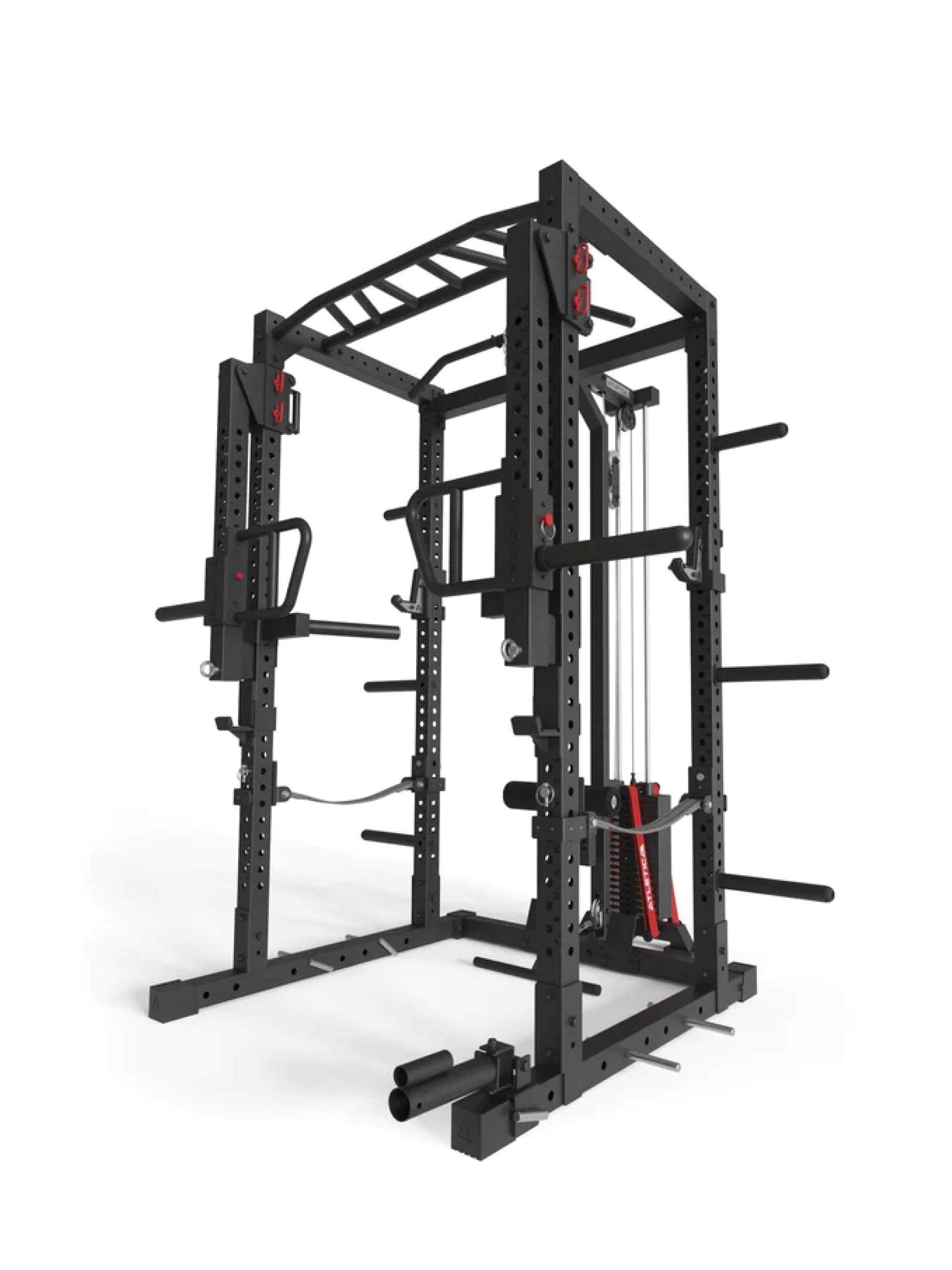 Power Cage R7-Helix: 90kg oder 120kg Stack Weight Squat Rack, 