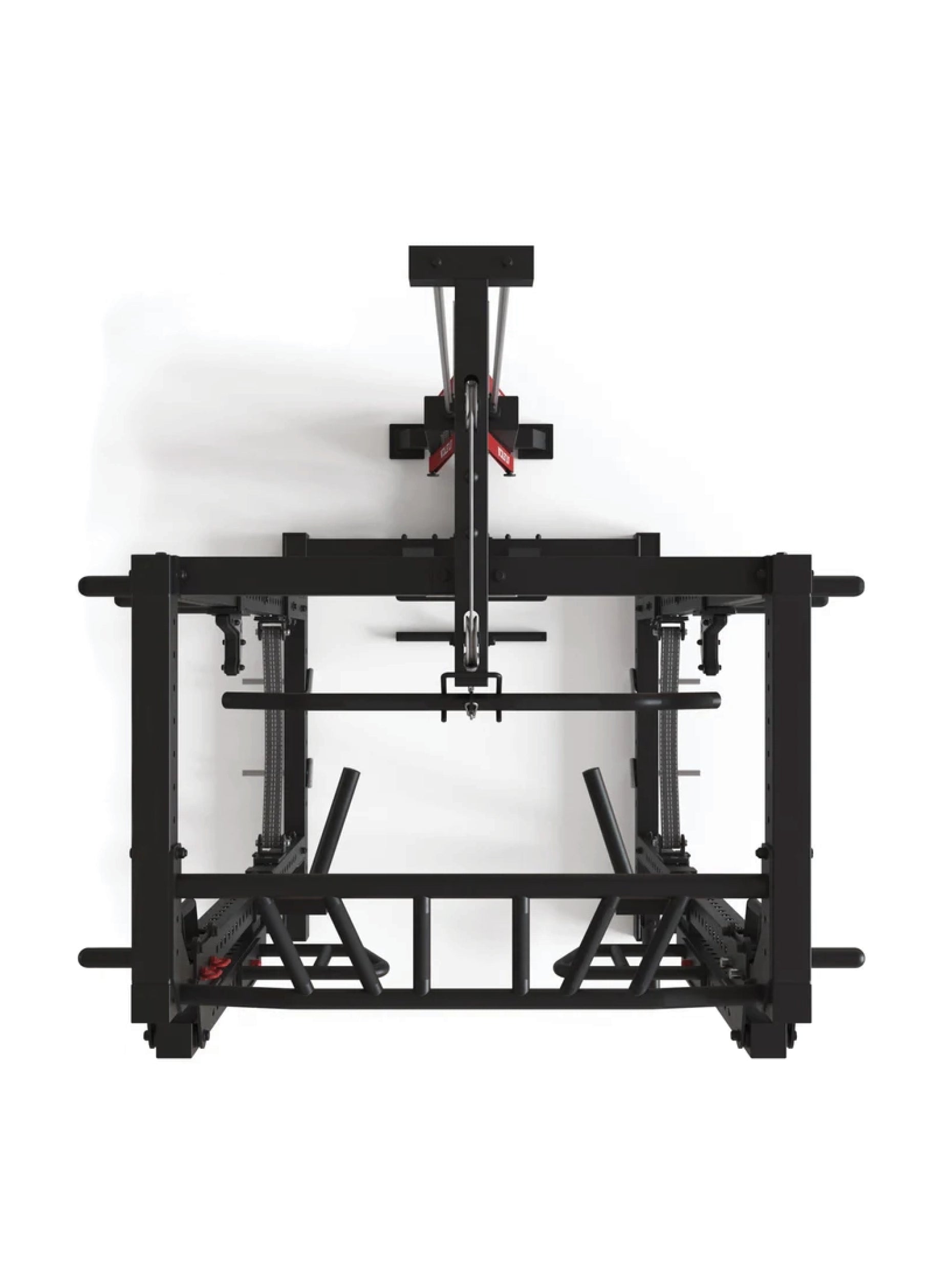Power Rack R7-Helix: mit Latzug & Jammer Arms, Safety Straps, J-Hooks, Dip & Pull-Up Bar, Landmine, 