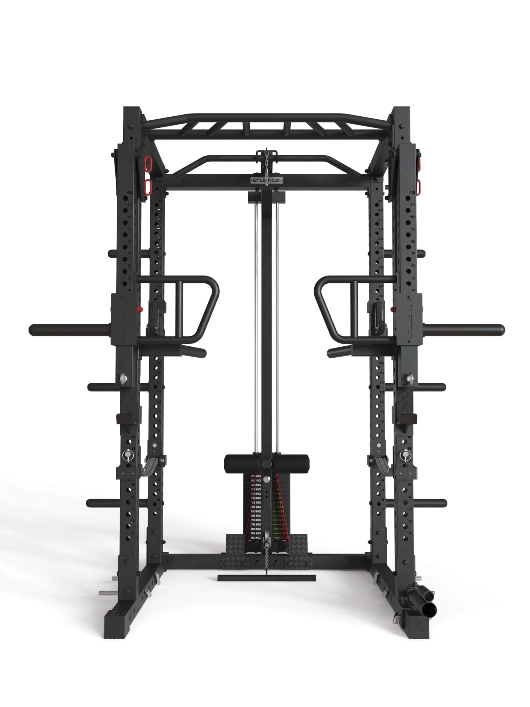 Power Rack R7-Helix: 90kg oder 120kg Stack Weight Squat Rack,