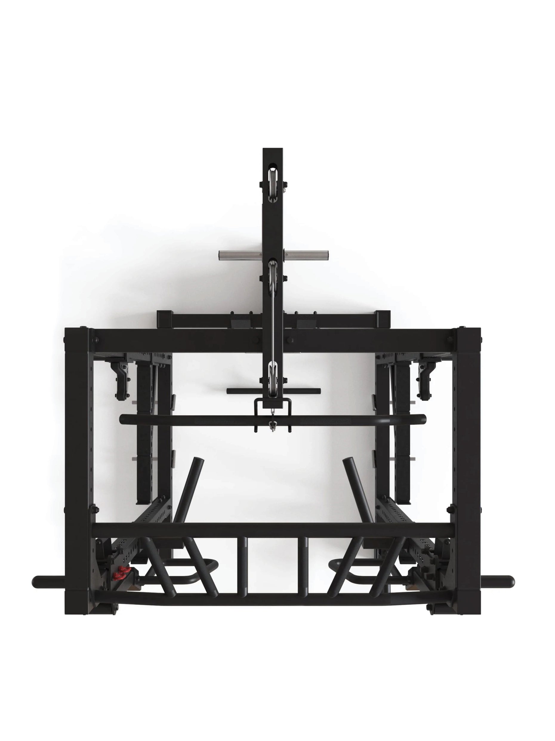 Power Rack R7-Kano: Squat Rack mit Latzug | Ruderstation | Jammer Arms | Klimmzugstange | Dip Bar | Landmine | J-Hooks, Weight-Pins & Band Pegs,