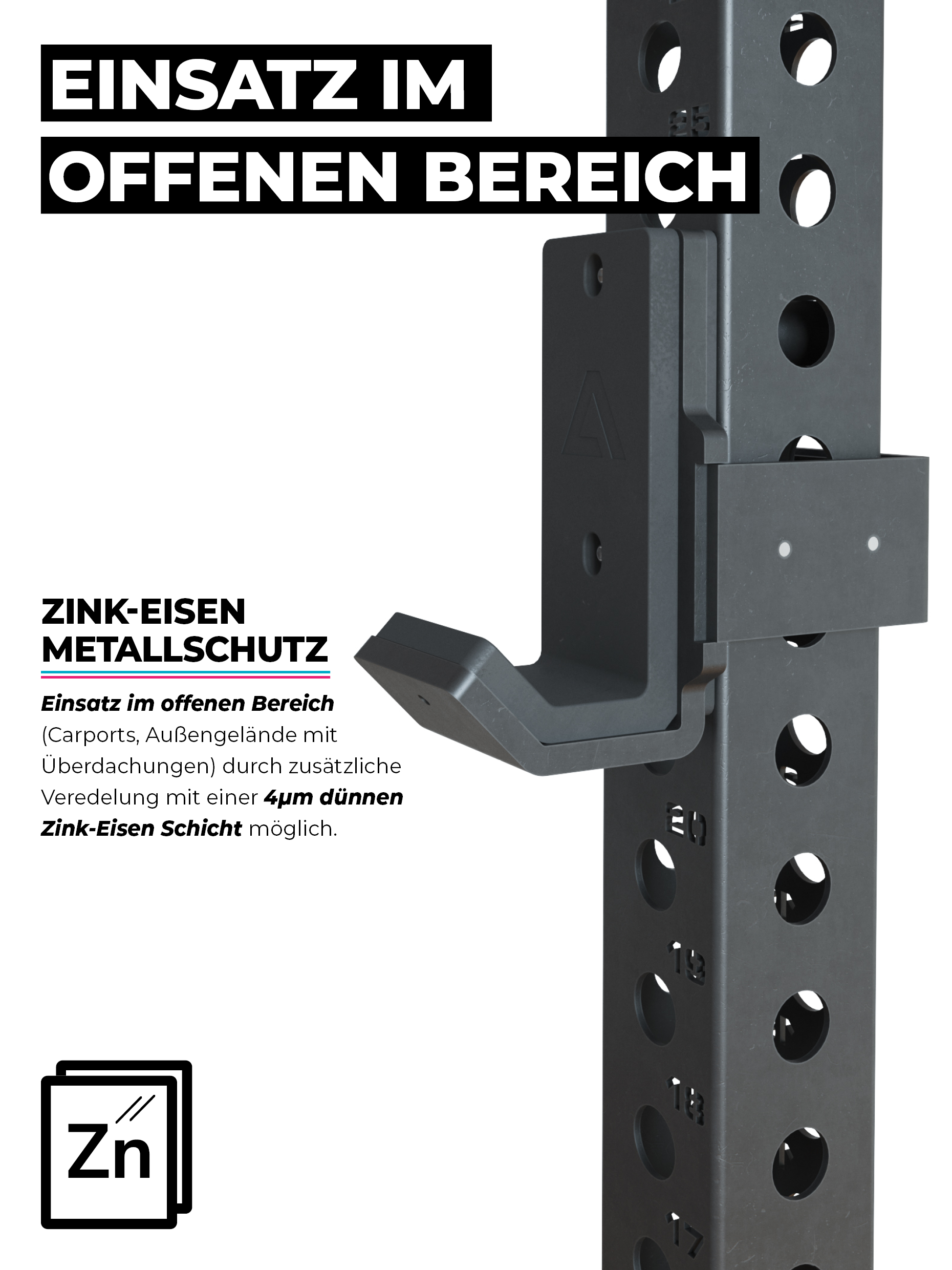 Full Power Rack R8 Bradley | Modular ausbaubar mit Multipressen und Jammer Armen, 