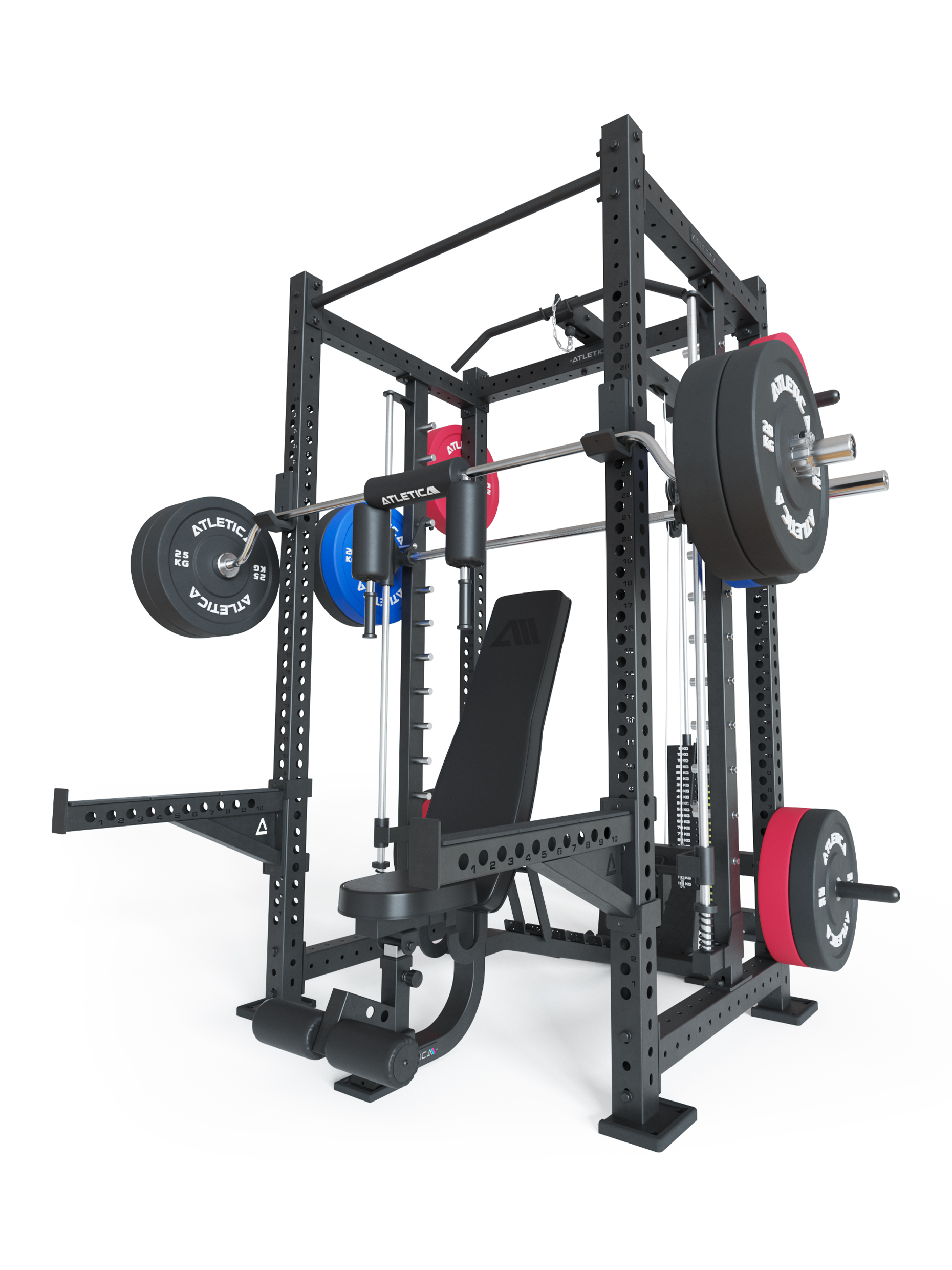 Power Rack R8 SPECTRE Medium  mit Latzug mit Steckgewichten 