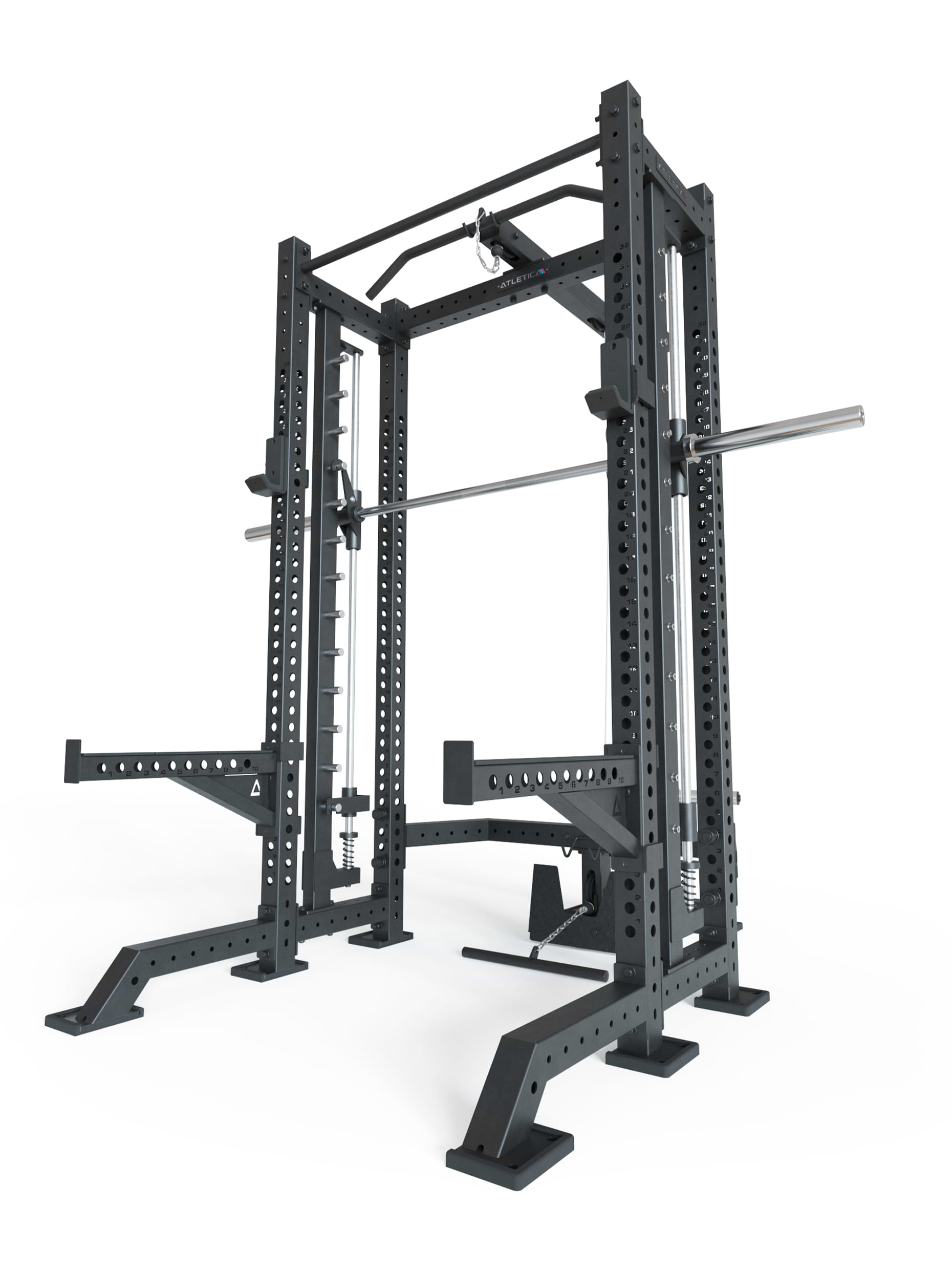 R8 SPECTRE Short | Power Rack | Smith Machine | Latzug Plate Loaded