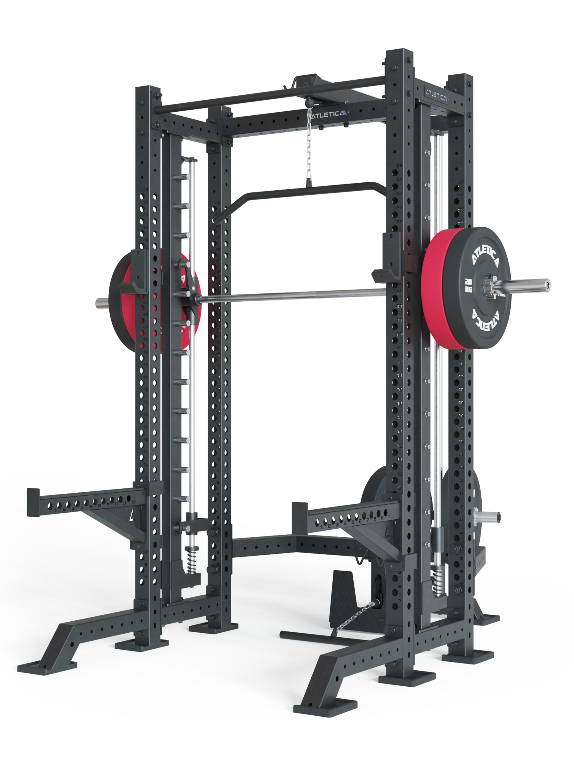 R8 SPECTRE Short | Power Rack | Smith Machine | Latzug Plate Loaded