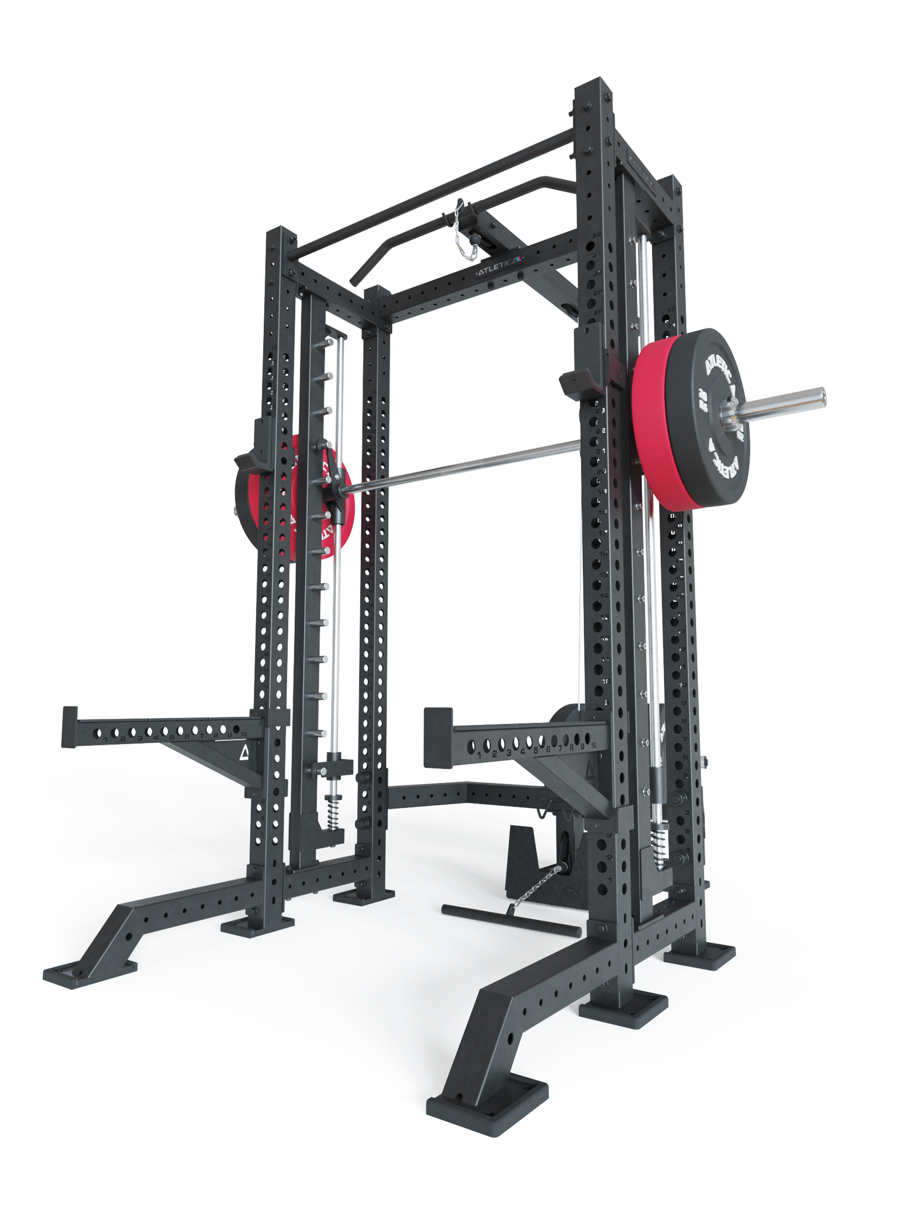 R8 SPECTRE Short | Power Rack | Smith Machine | Latzug Plate Loaded