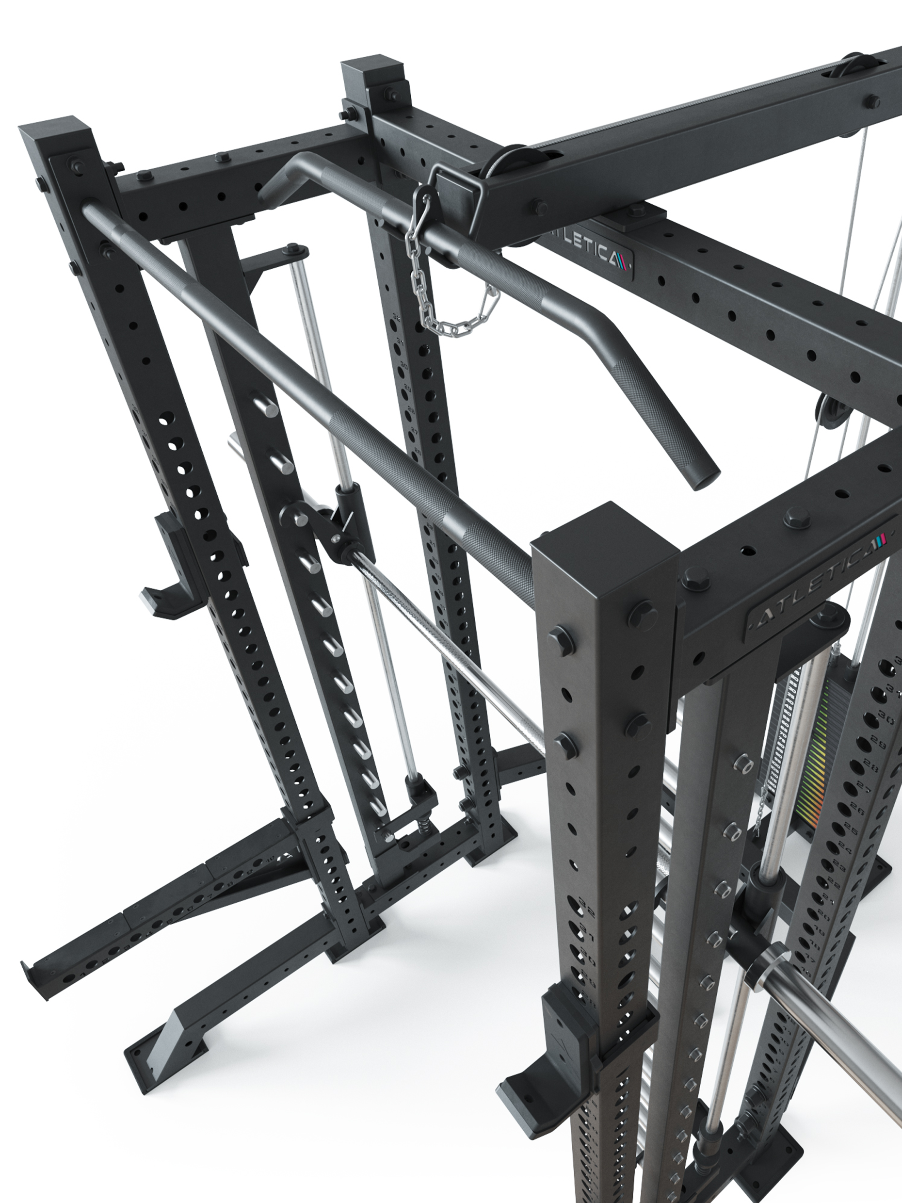 Power Rack R8 SPECTRE Short mit Latzug 