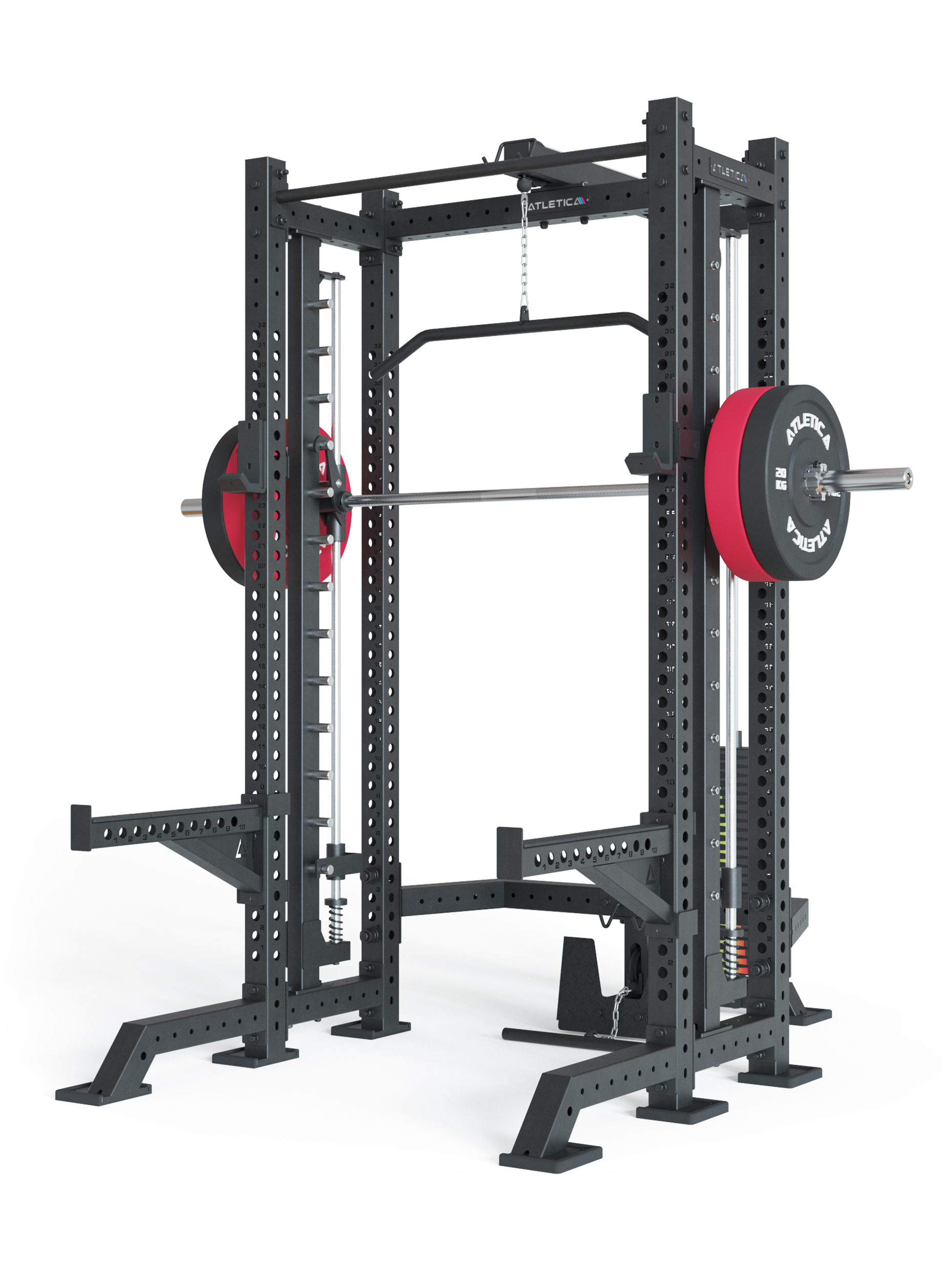 Power Rack R8 SPECTRE Short mit Gewichten 