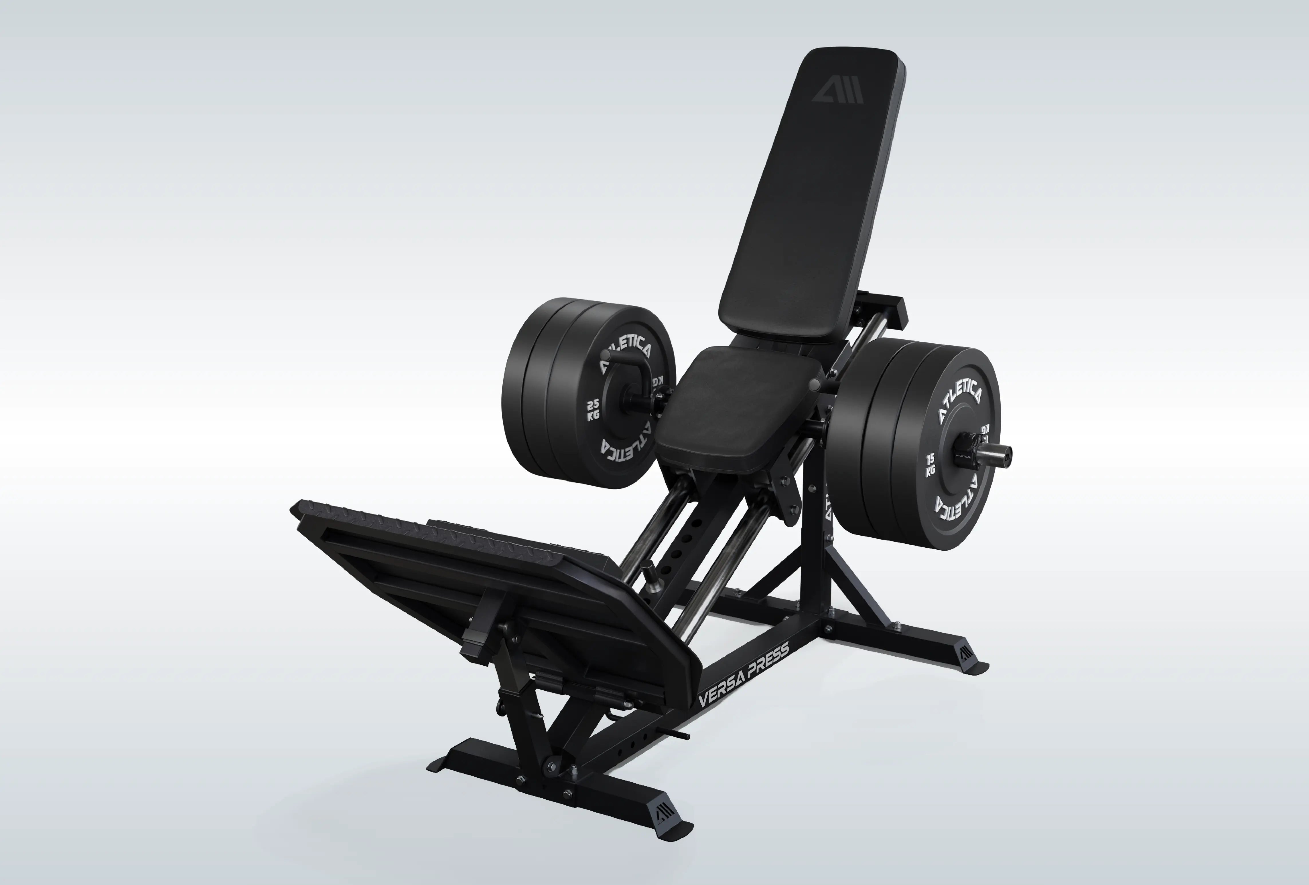 Versa Leg Press von Atletica: ergonomischer Sitzkomfort