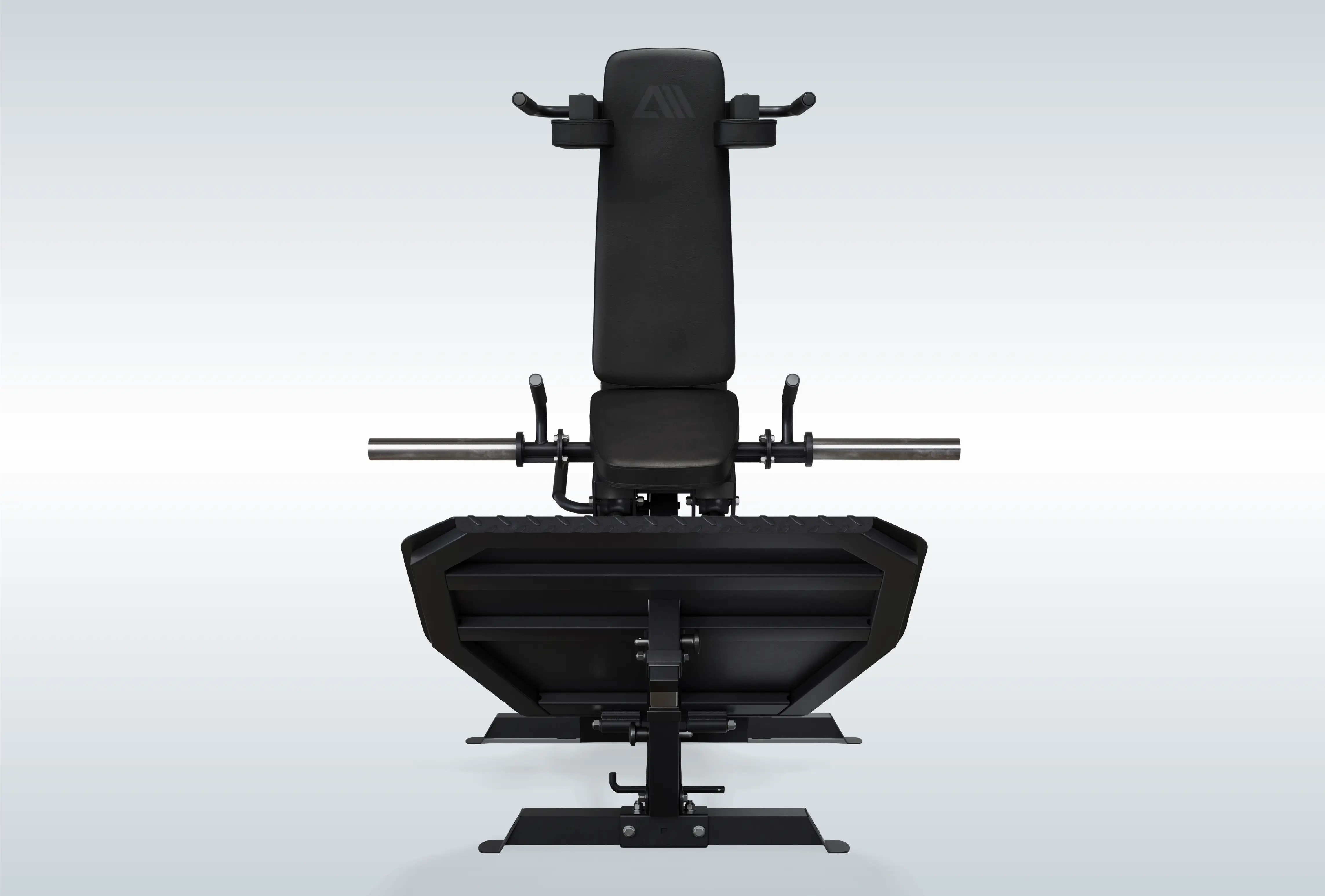 Versa Beinpresse und Hackenschmidt von Atletica: für kleine Räume geeignet