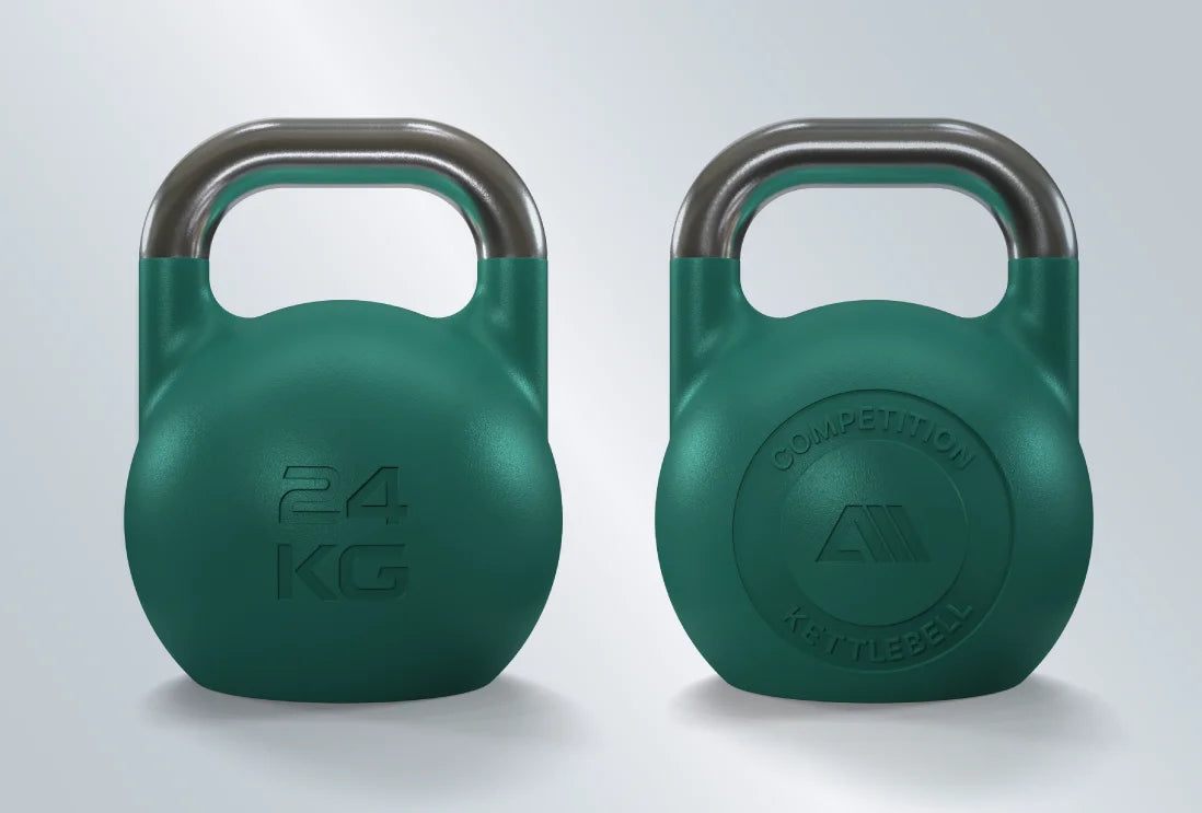 Competition Kettlebell 24kg von Atletica: Pulverbeschichteter Korpus, matt und kratzfest