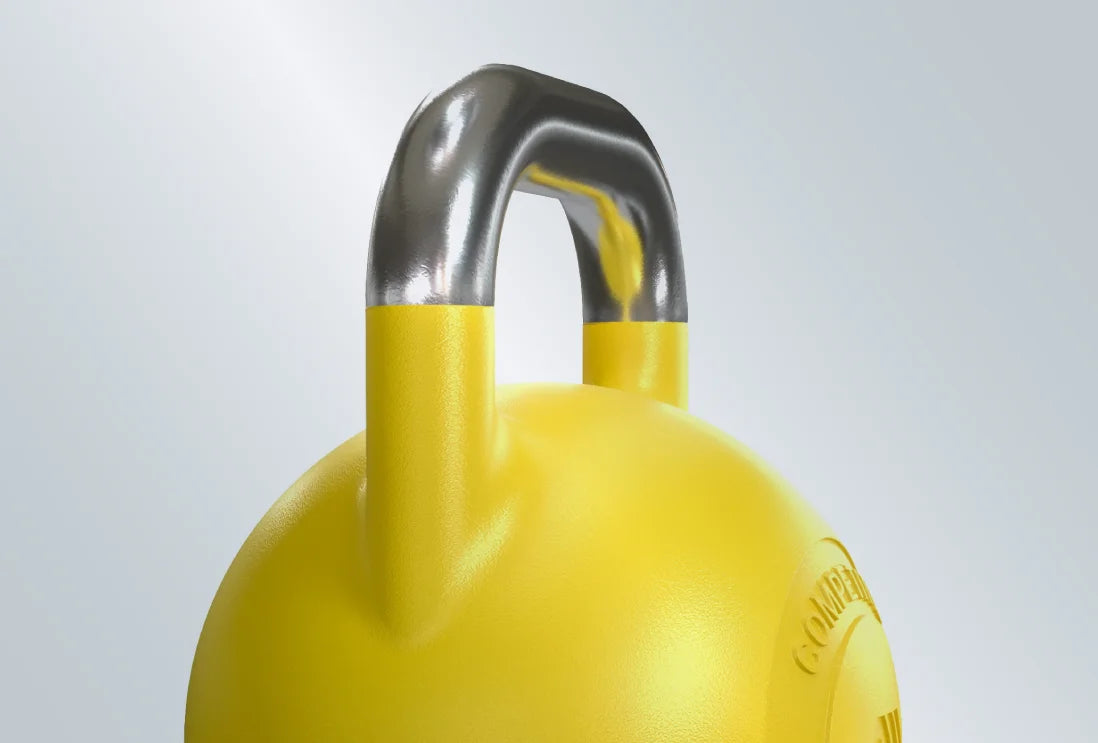 Competition Kettlebell aus Ductile Iron (Sphäroguss) mit hoher Duktilität