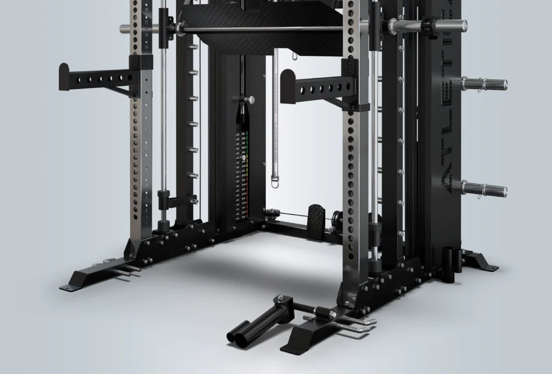 Defender Multipresse mit duale Seilzüge und 2x90kg Steckgewichten