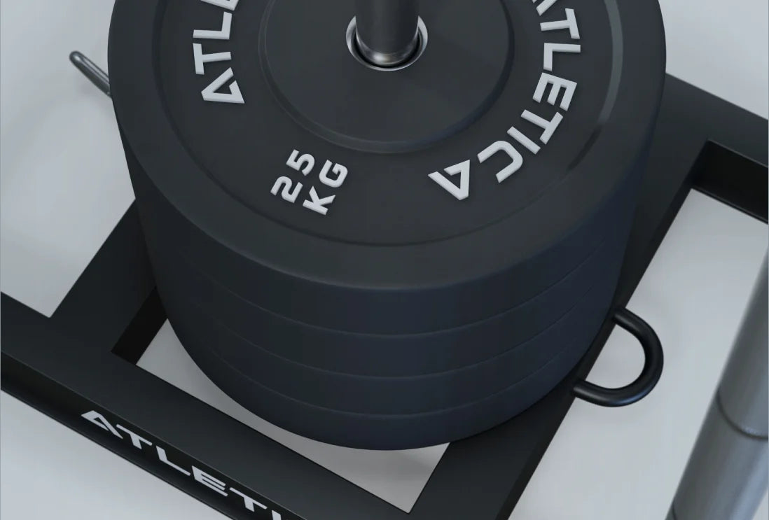 Atletica HRX Power Sled: Intensität mit Bumper Plates skalierbar