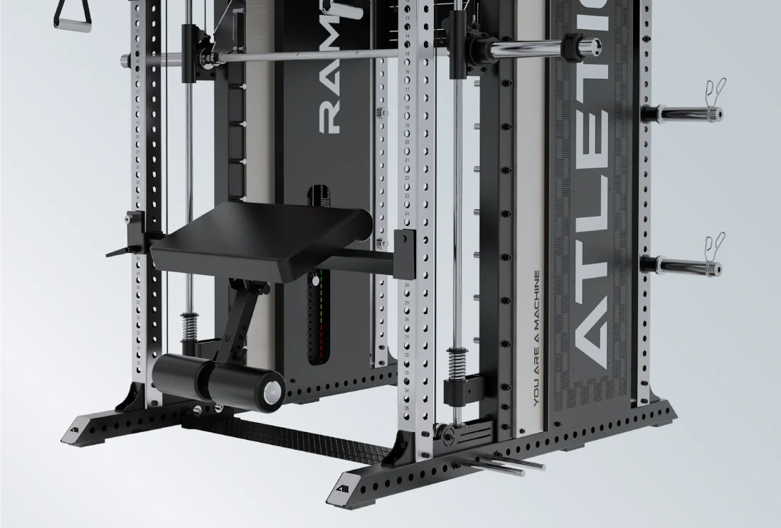 Rampage Kraftstation mit 90kg Steckgewichten 