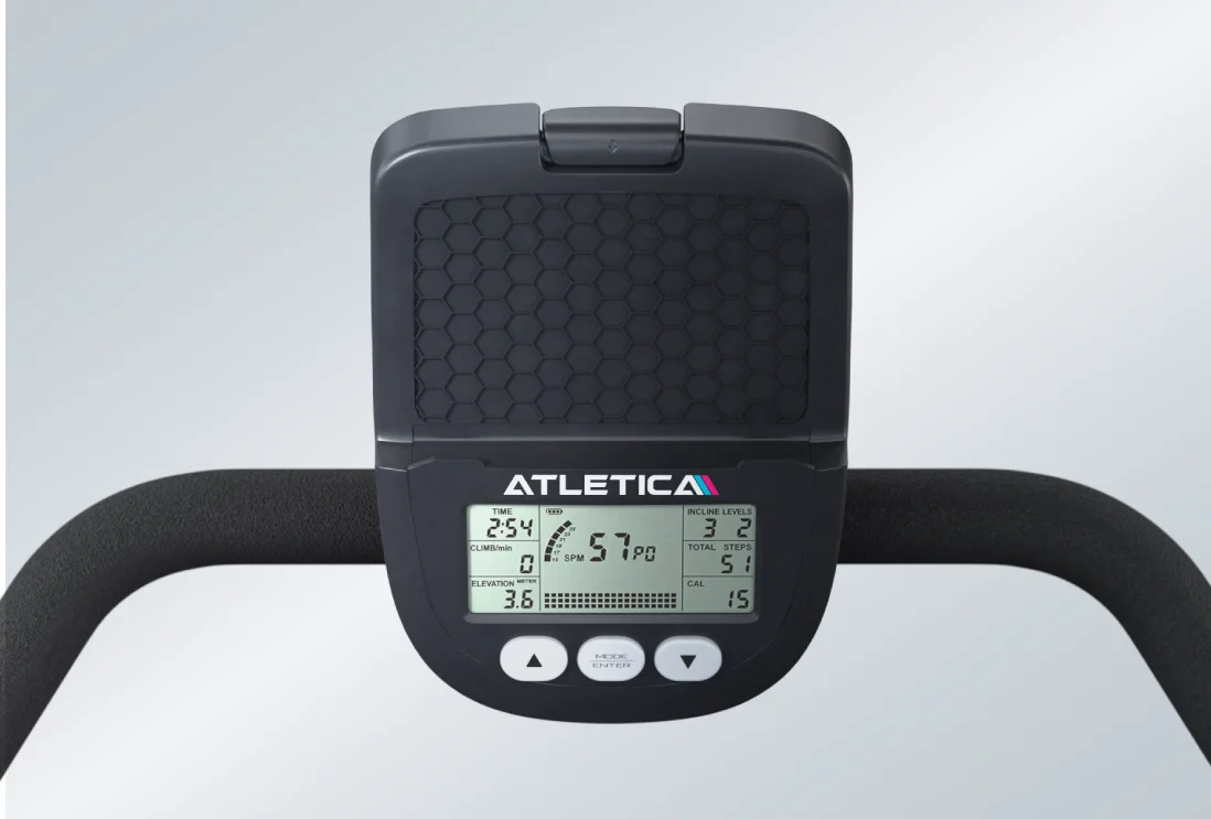 Atletica Treppensteiger Stairclimber mit 36 Magnetwiderständen und 2 Neigungsstufen