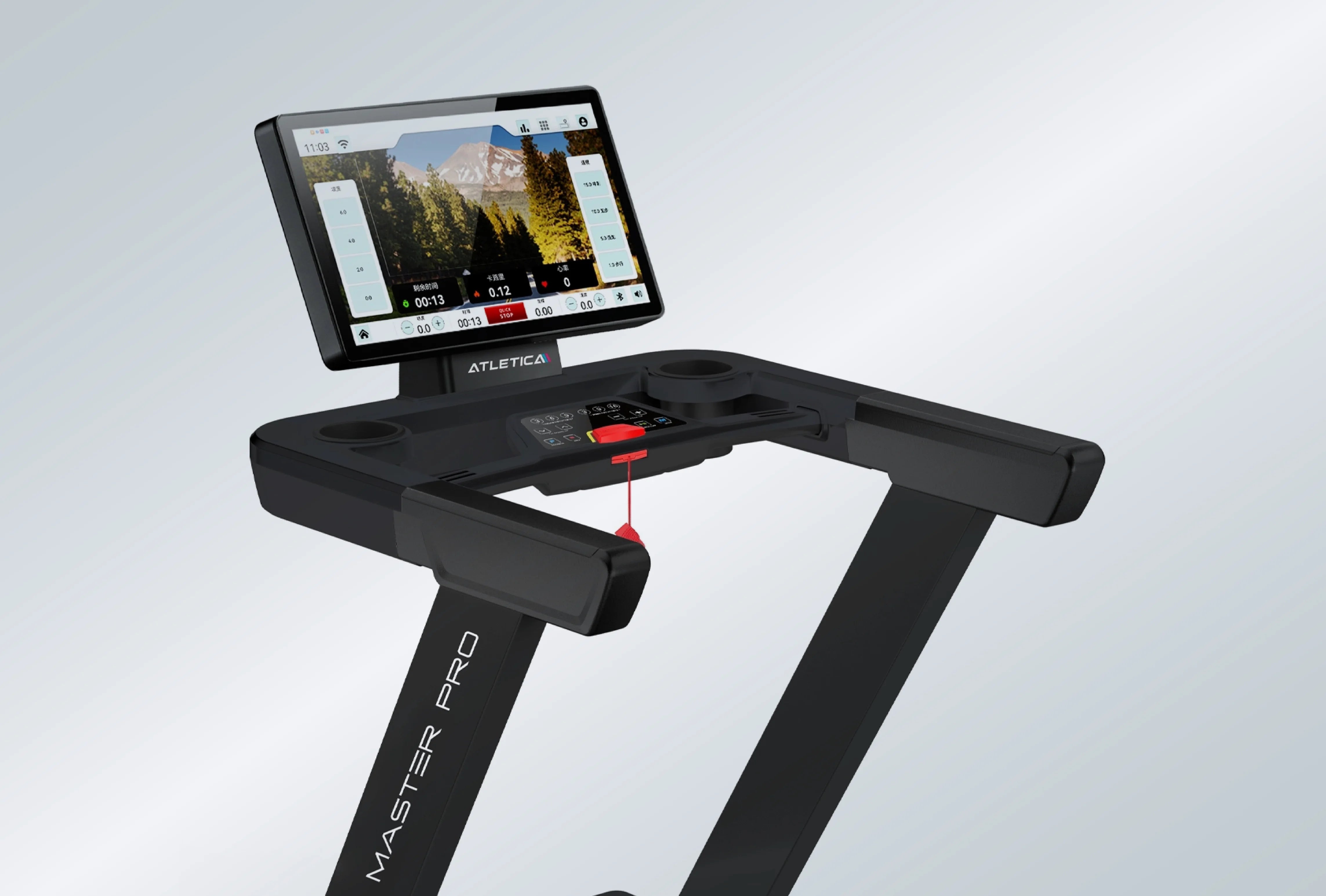 Trailmaster Pro Laufband mit26" TFT Android Display mit 36 Programme