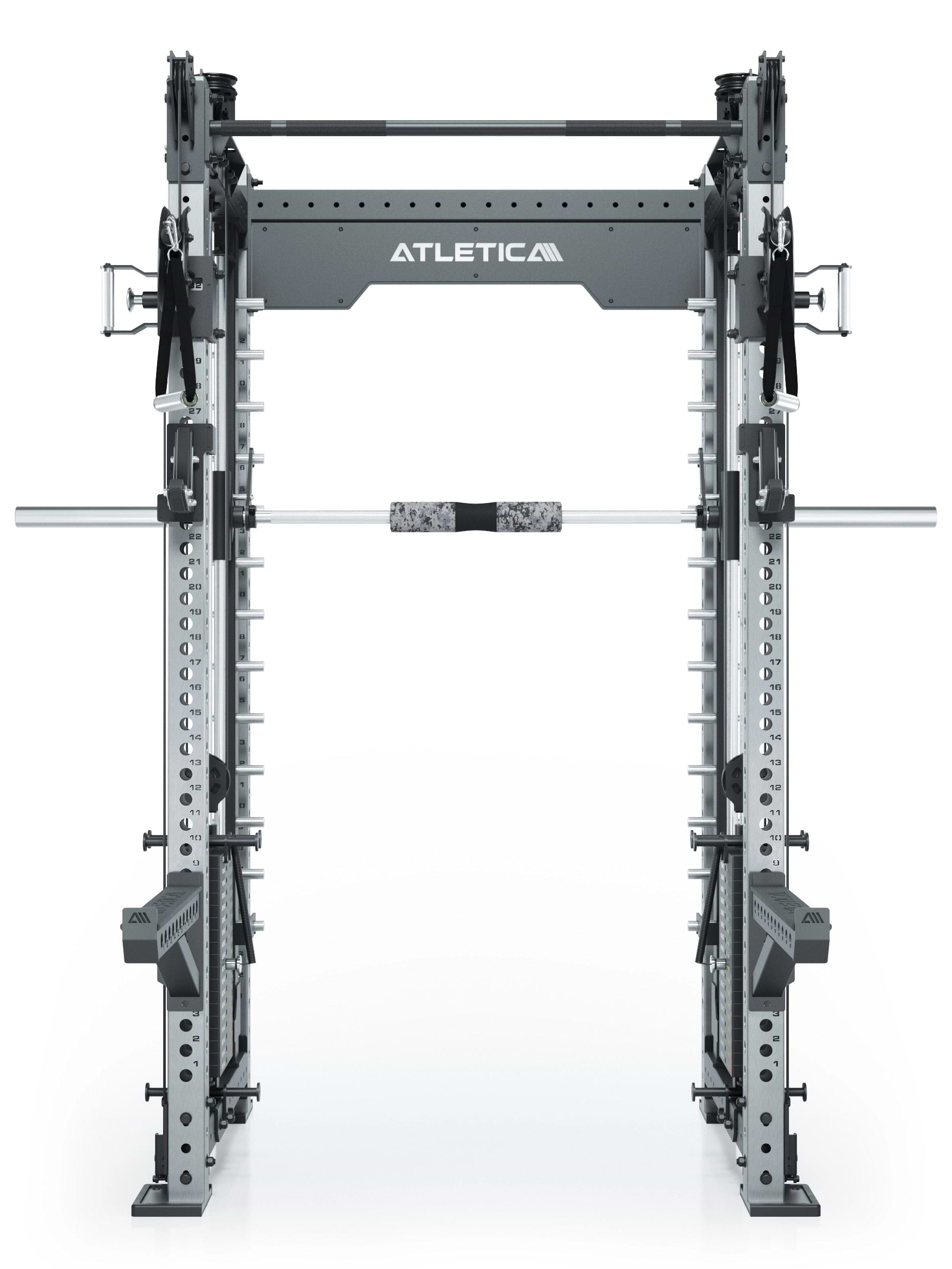 Dualer Kabelzug mit 2x95kg seitlichen Gewichtsblöcken | Sehr stabil | Modular ausbaubar mit Anbauteilen wie Jammer Arms I Mittel Combat I Edelstahl