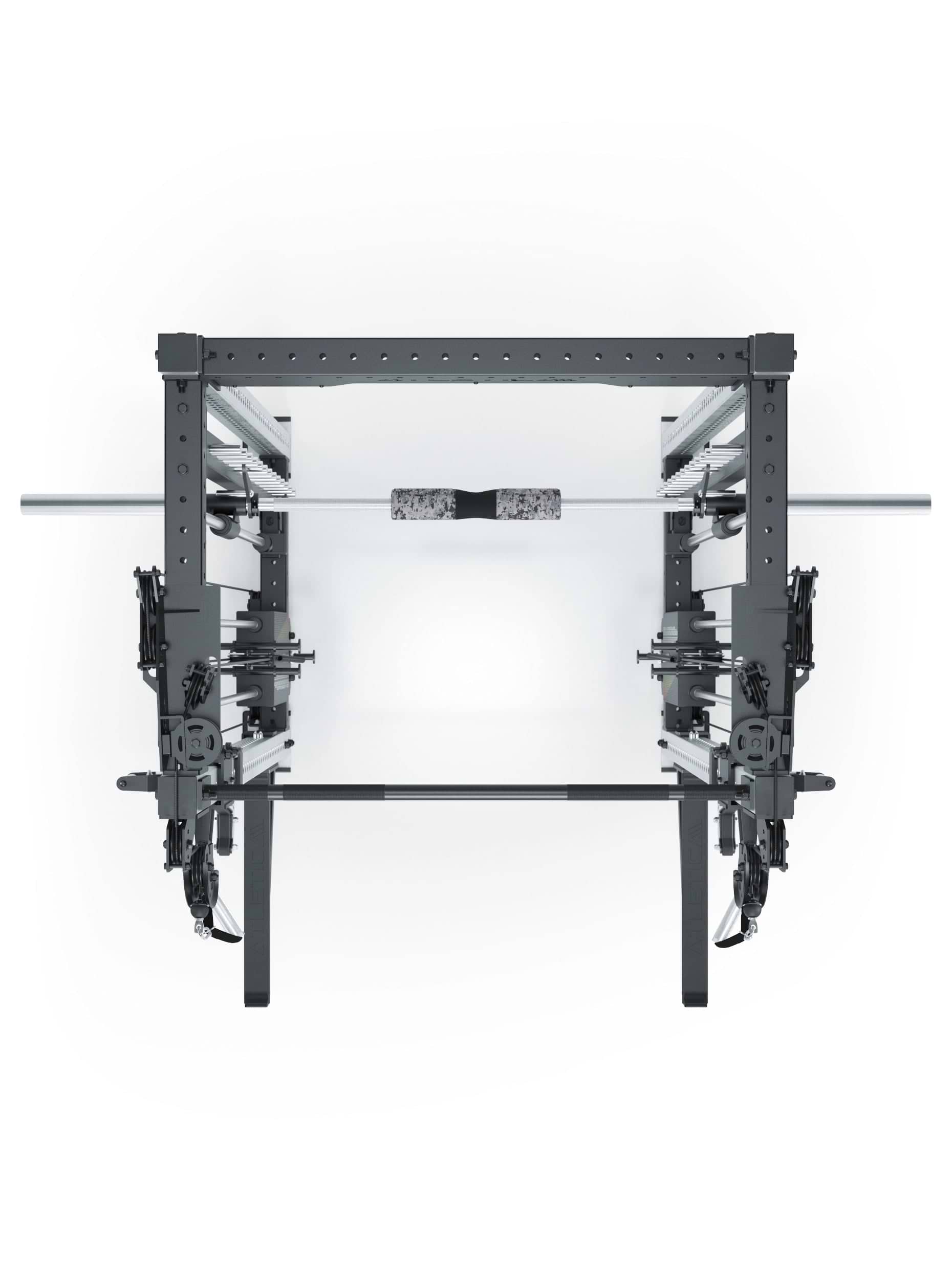 Dualer Kabelzug mit 2x95kg seitlichen Gewichtsblöcken | Sehr stabil | Modular ausbaubar mit Anbauteilen wie Jammer Arms I Mittel Combat I Edelstahl