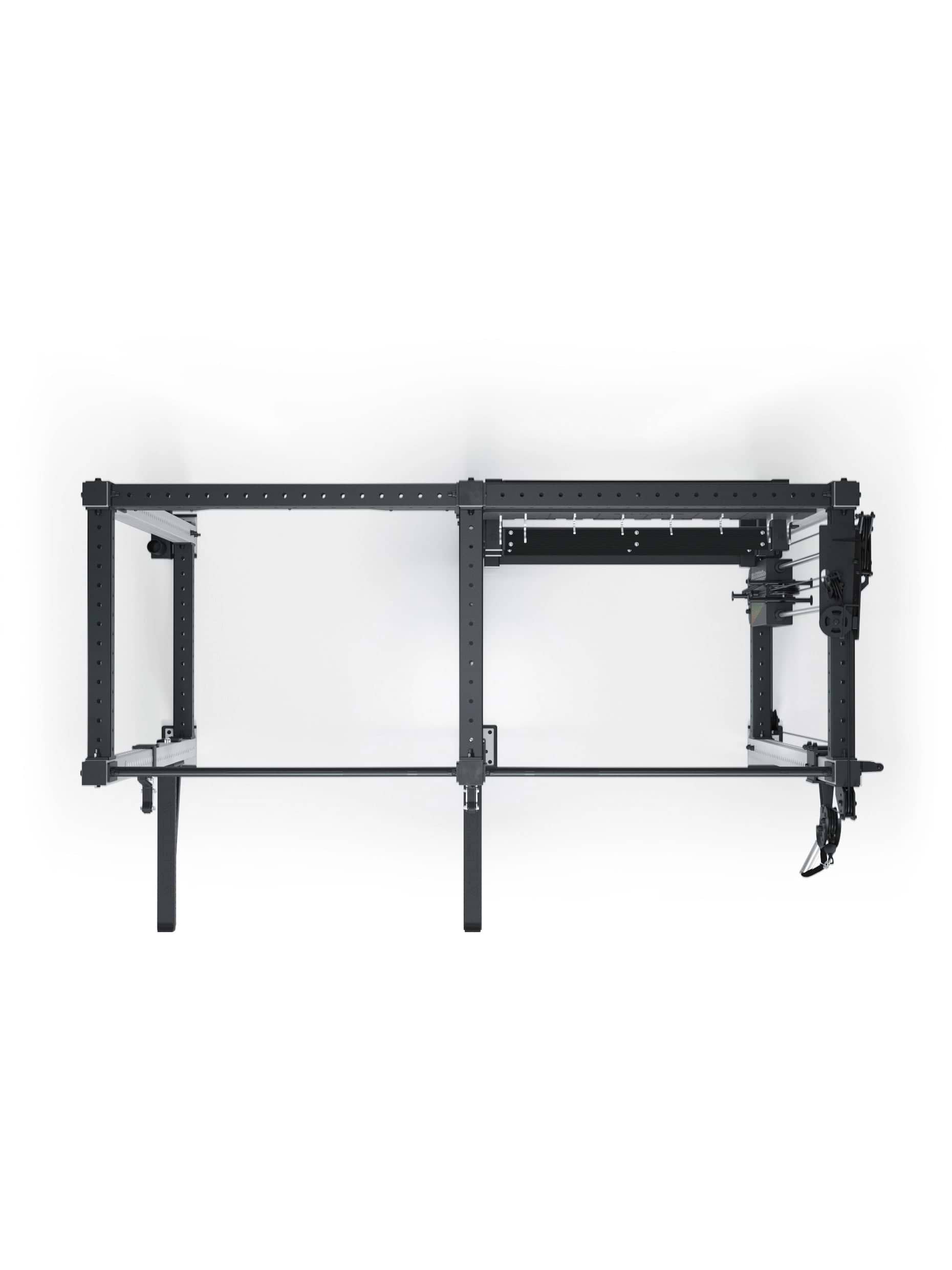 R8 Falcon R – kompaktes Power Rack mit Kabelzug, 90-kg-Gewichtsblock (2,5-kg-Sprünge) & komplettem Storage-System – ideal für Studios & PT.