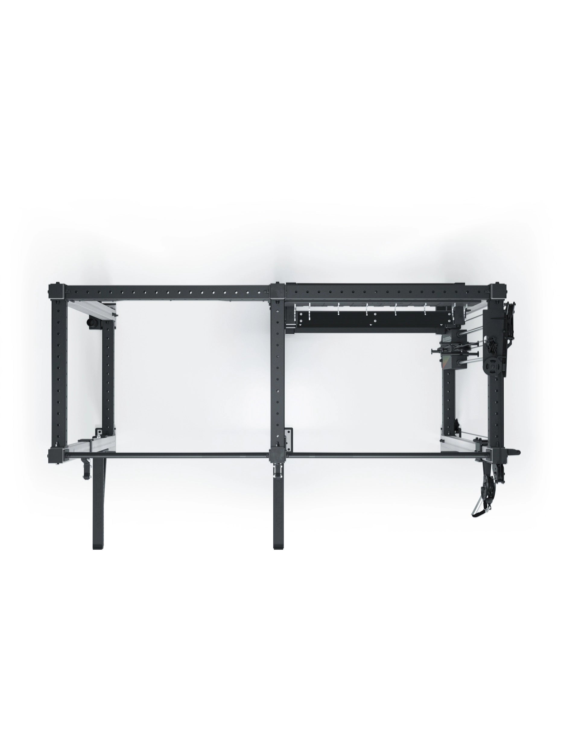 R8 Falcon R – kompaktes Power Rack mit Kabelzug, 90-kg-Gewichtsblock (2,5-kg-Sprünge) & komplettem Storage-System – ideal für Studios & PT. 