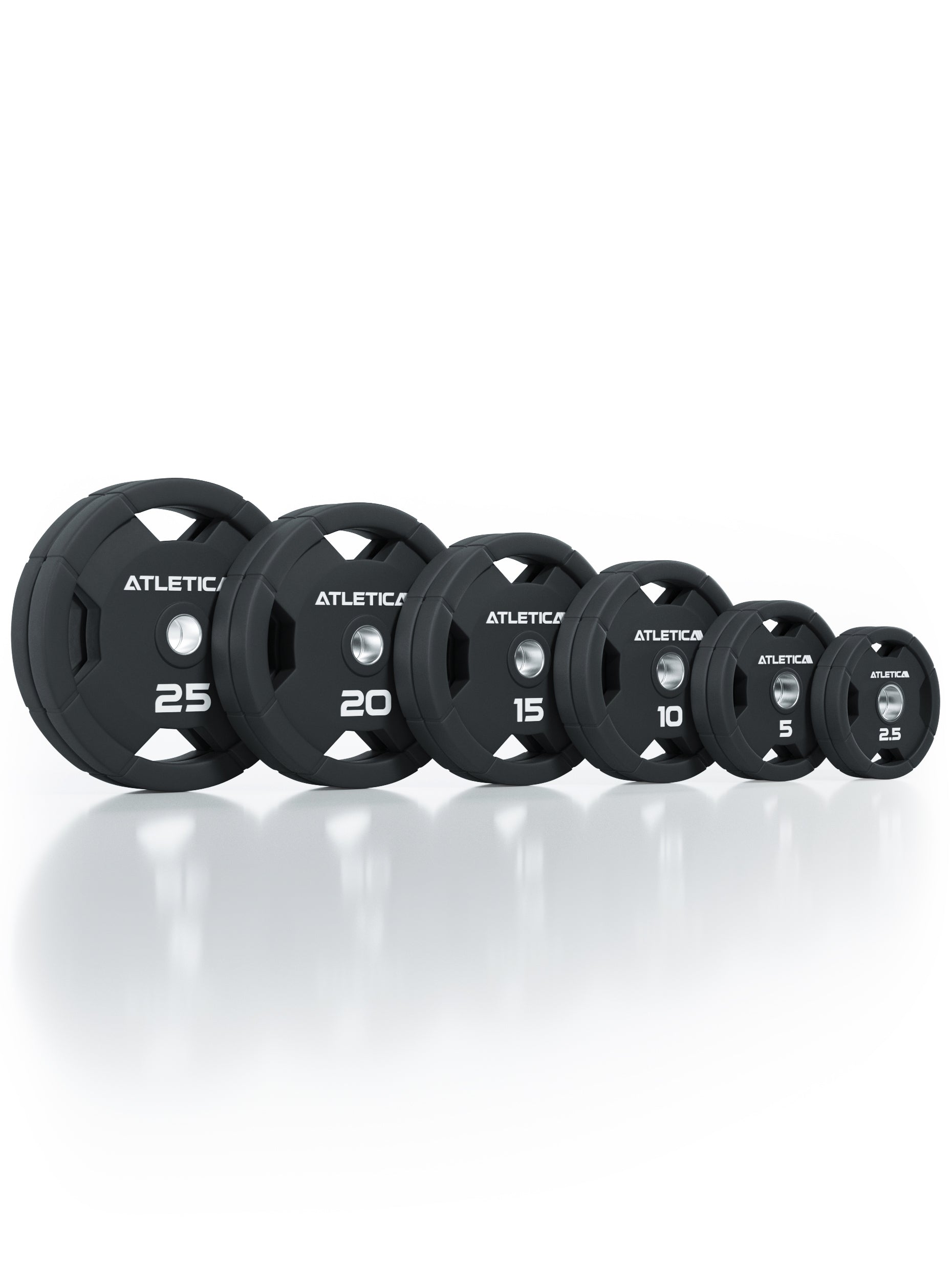 Talerze Gripper 4H | Zestaw 155 kg | Gumowe talerze obciążeniowe