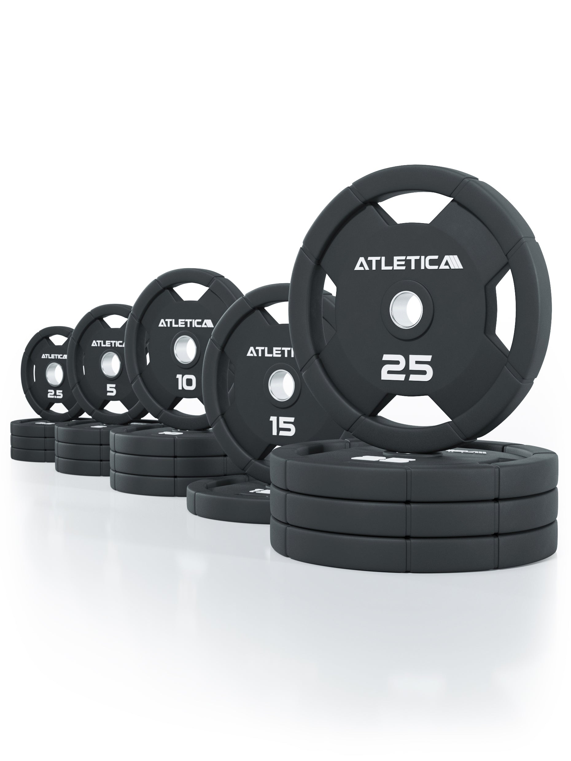 Talerze Gripper 4H | Zestaw 200 kg | Gumowe talerze obciążeniowe