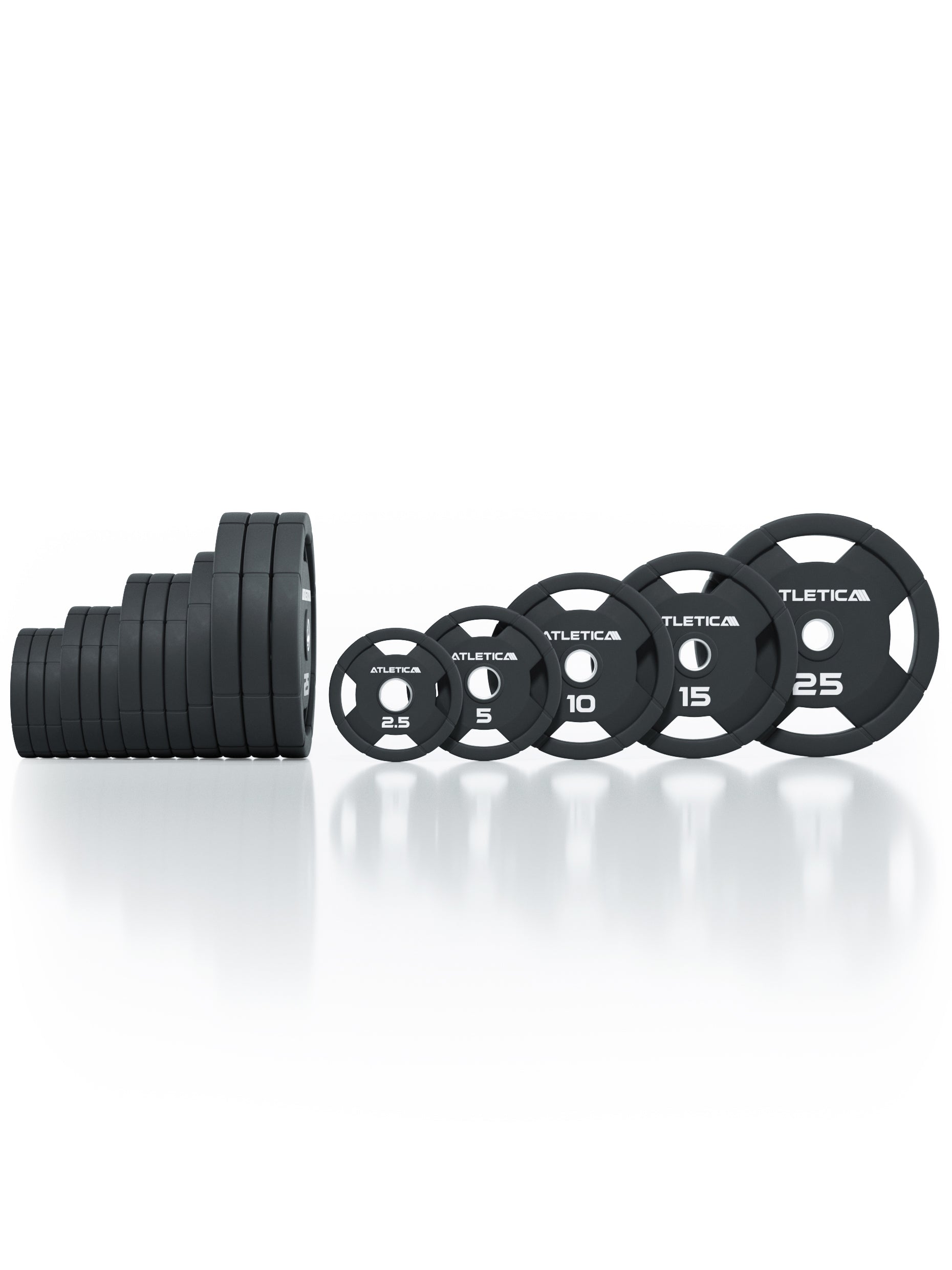 Talerze Gripper 4H | Zestaw 200 kg | Gumowe talerze obciążeniowe