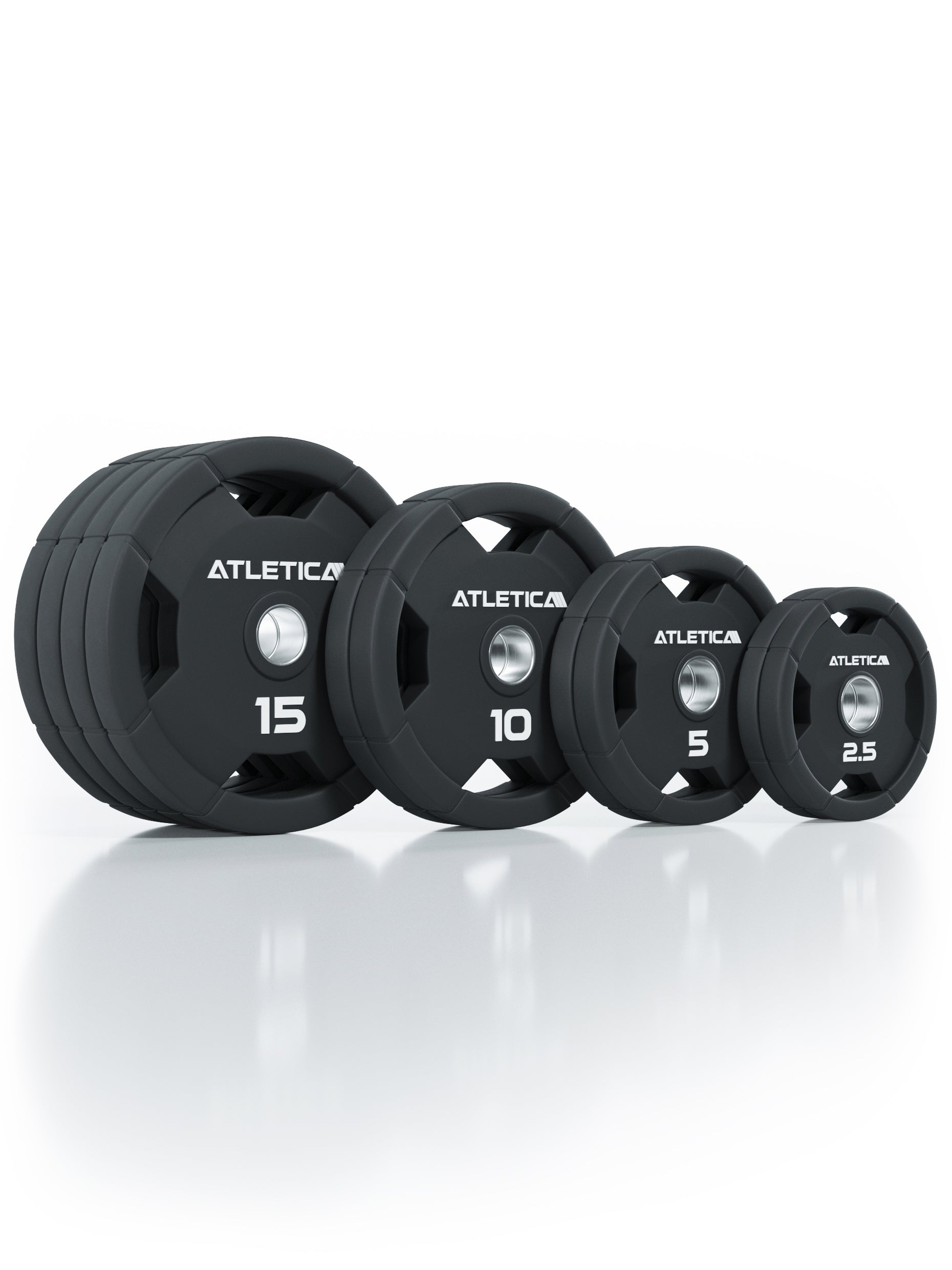 Talerze Gripper 4H | Zestaw 95 kg | Gumowe talerze obciążeniowe