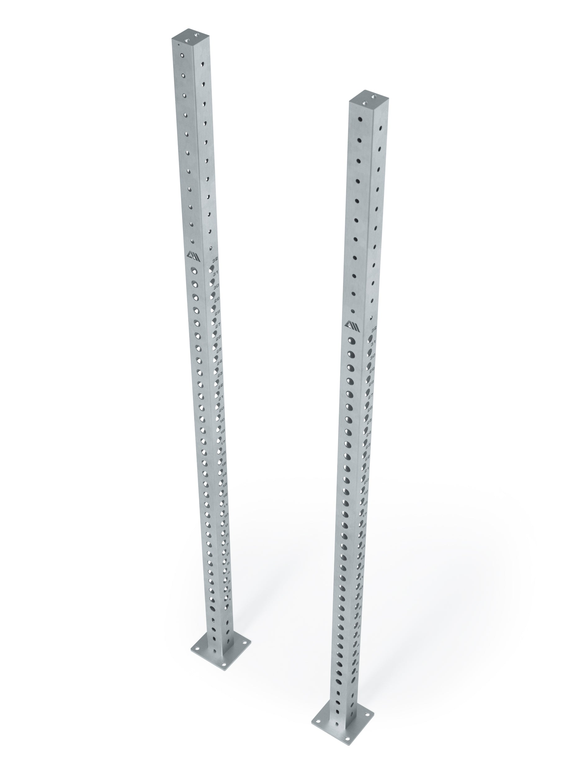 Słupek 255 cm na zewnątrz (Para) | Stal nierdzewna