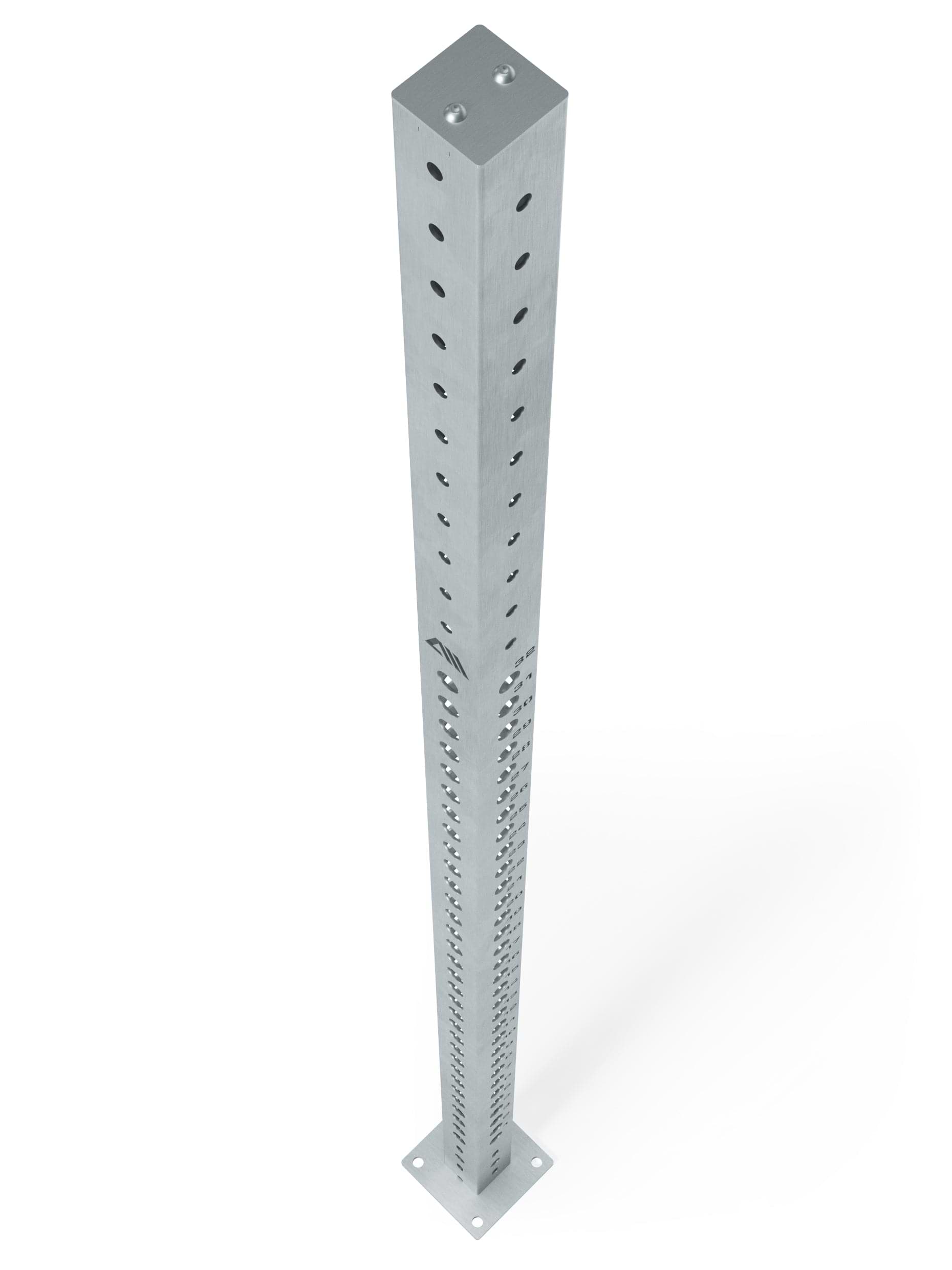 Słupek 255 cm na zewnątrz (Para) | Stal nierdzewna