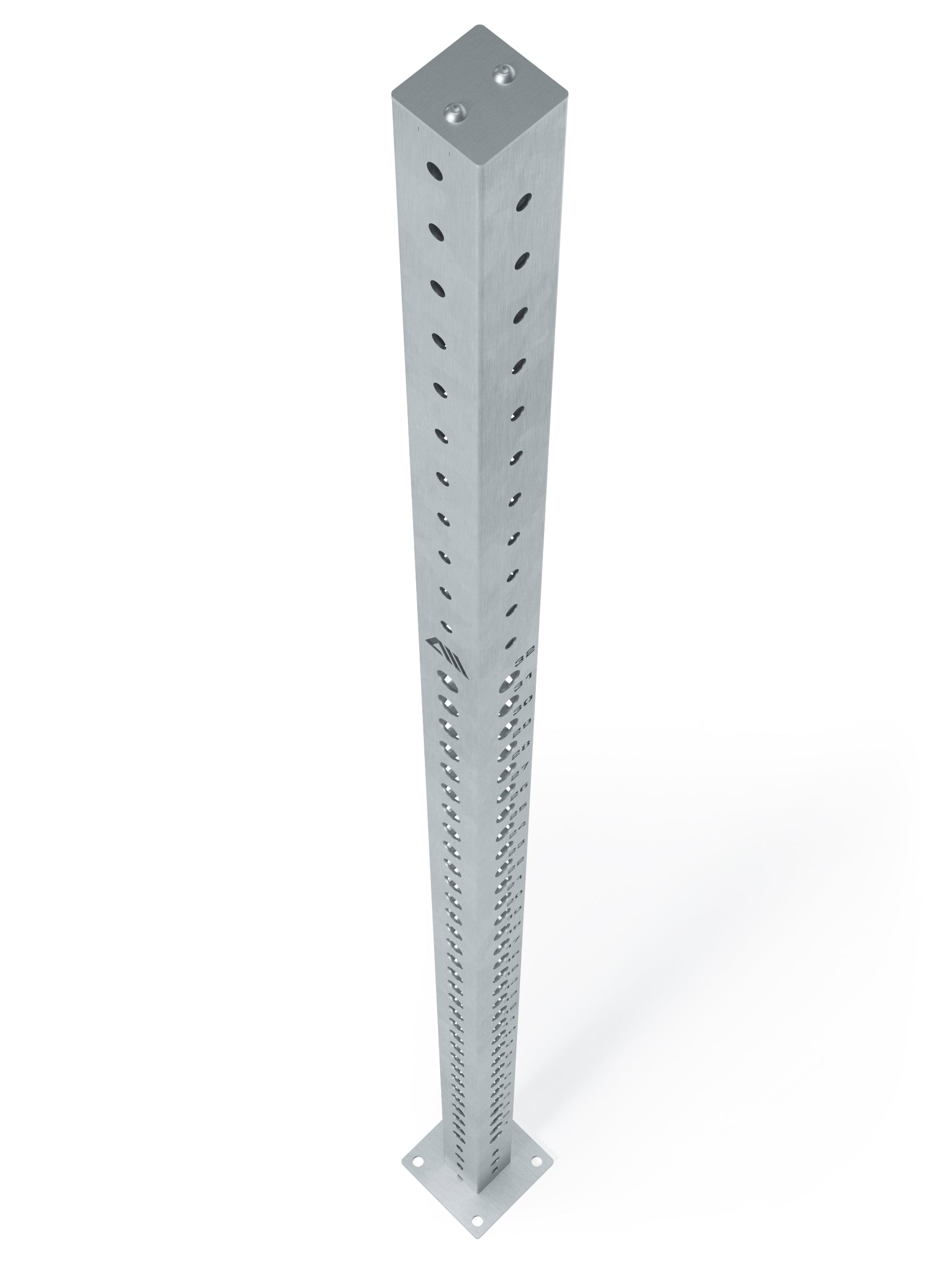 Słupek 255 cm na zewnątrz (Para) | Stal nierdzewna