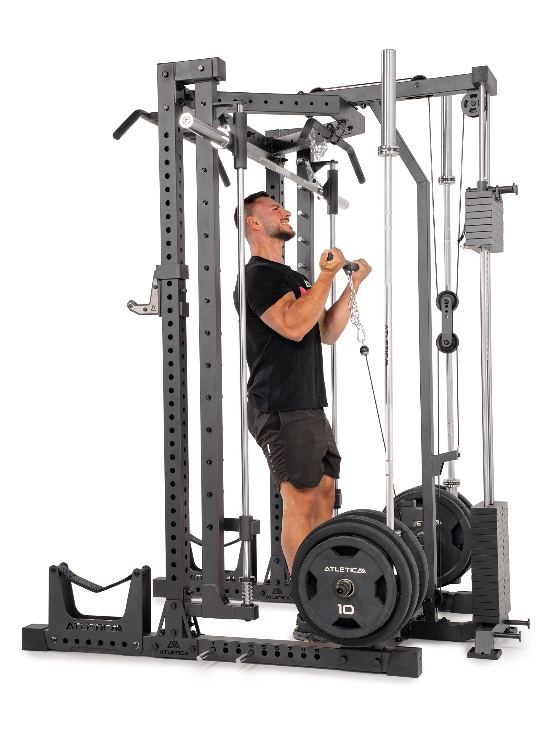 Nemesis R7 Squat Rack: Übungen am Latzug 
